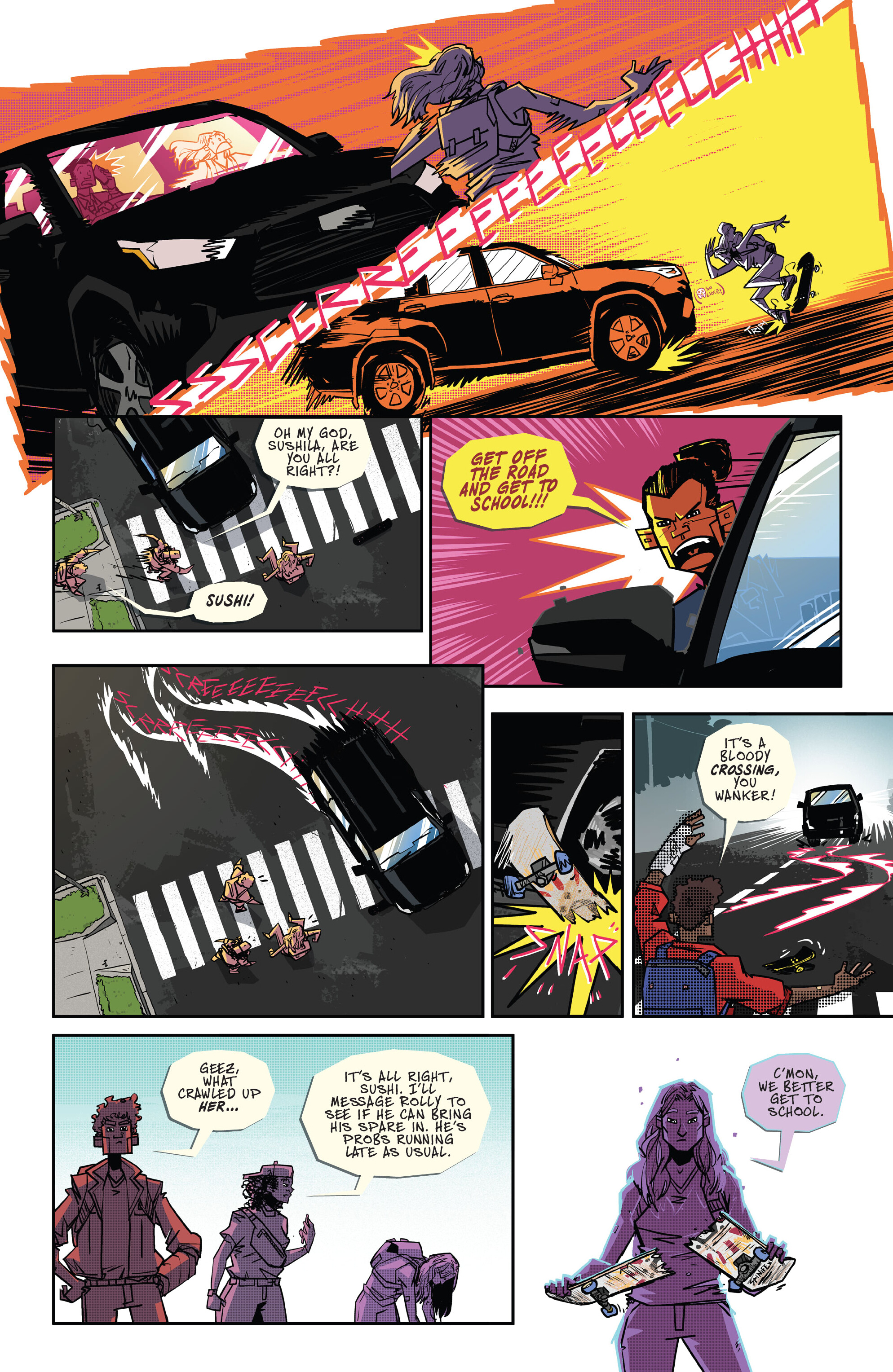 Godzilla: Skate or Die (2024-) issue 1 - Page 7