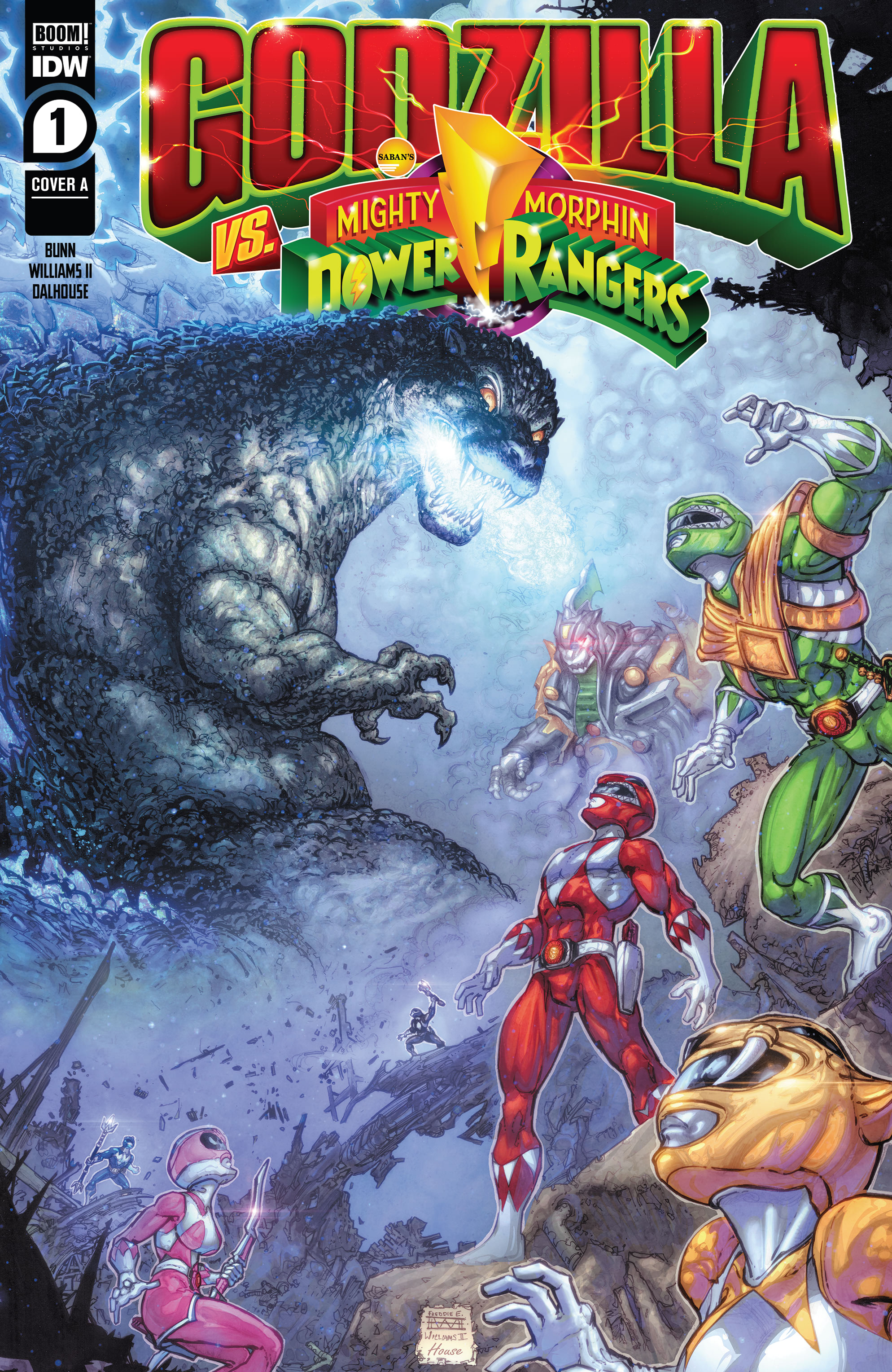 Godzilla vs. The Mighty Morphin Power Rangers (2022-): Chapter 1 - Page 1