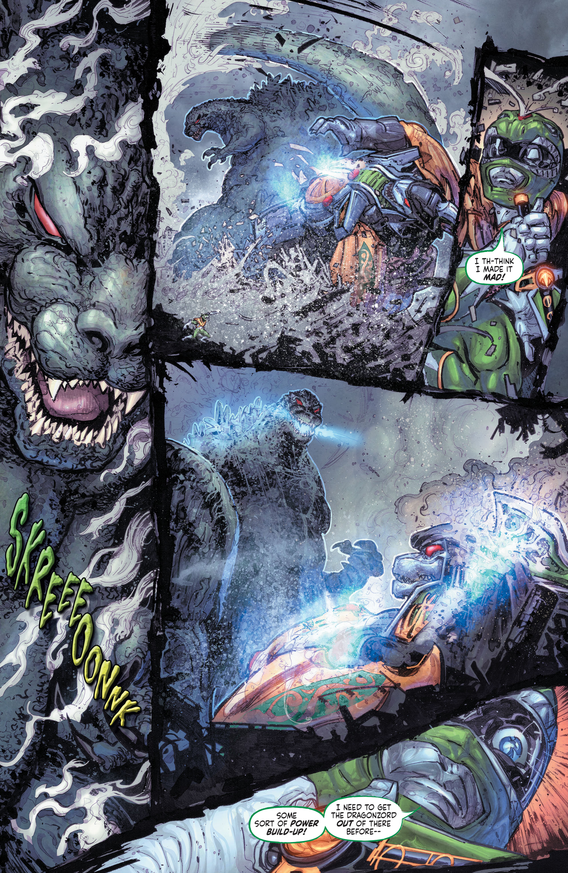 Godzilla vs. The Mighty Morphin Power Rangers (2022-) issue 1 - Page 17