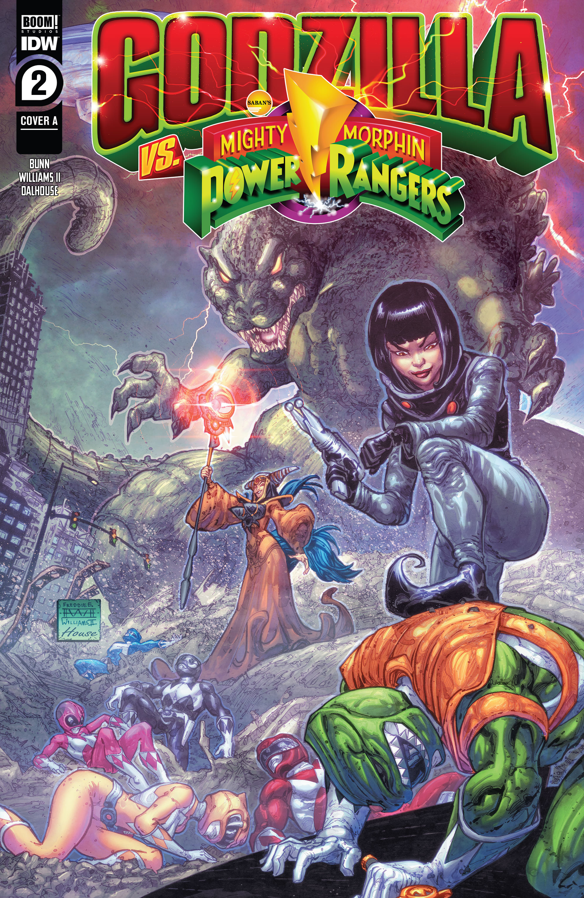 Godzilla vs. The Mighty Morphin Power Rangers (2022-): Chapter 2 - Page 1