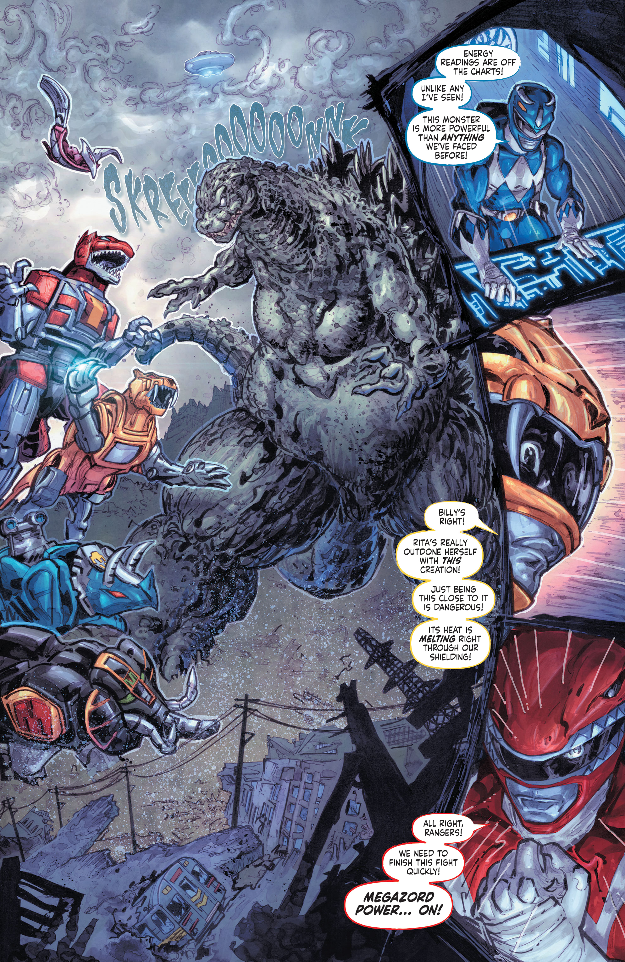 Godzilla vs. The Mighty Morphin Power Rangers (2022-): Chapter 2 - Page 3