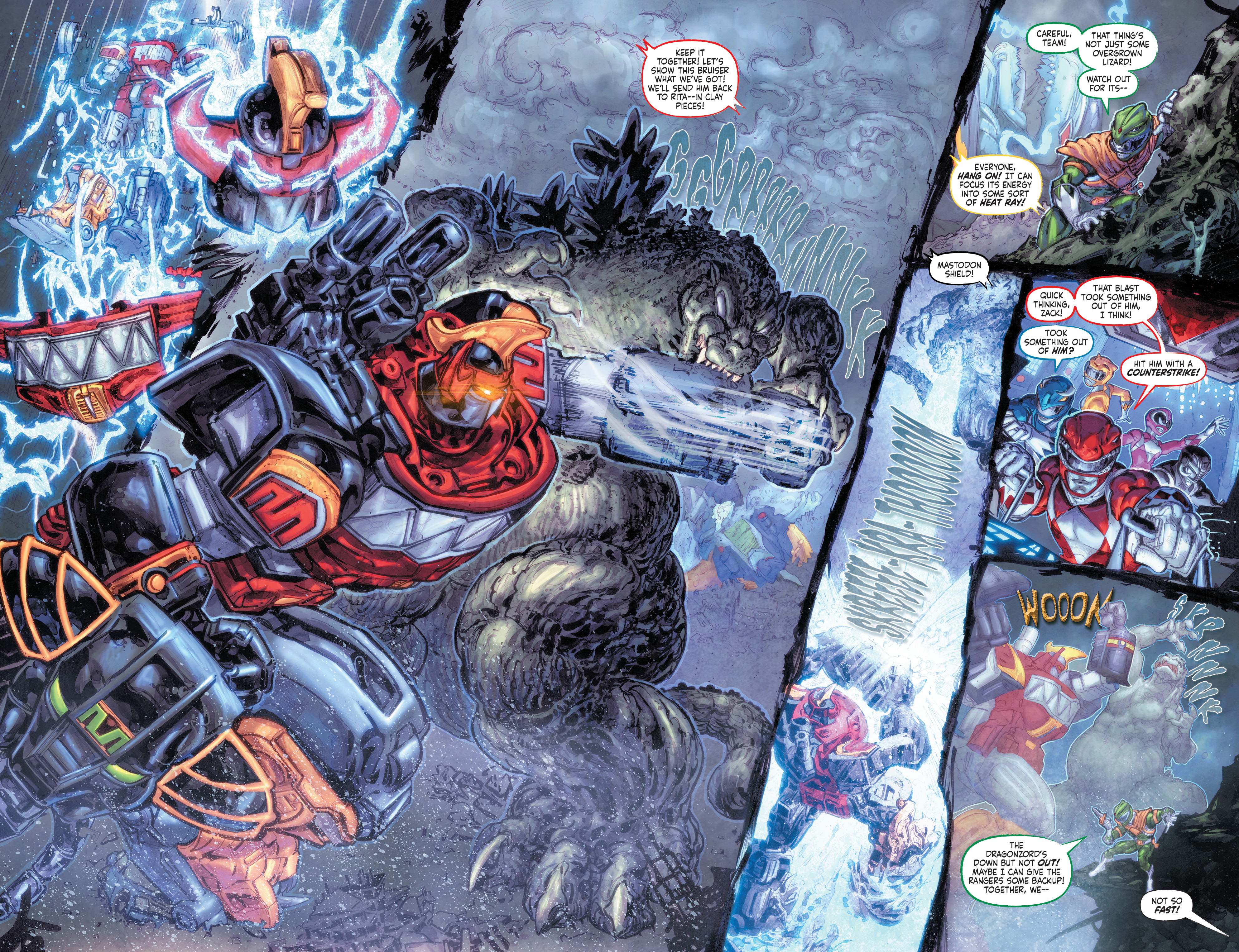 Godzilla vs. The Mighty Morphin Power Rangers (2022-): Chapter 2 - Page 4