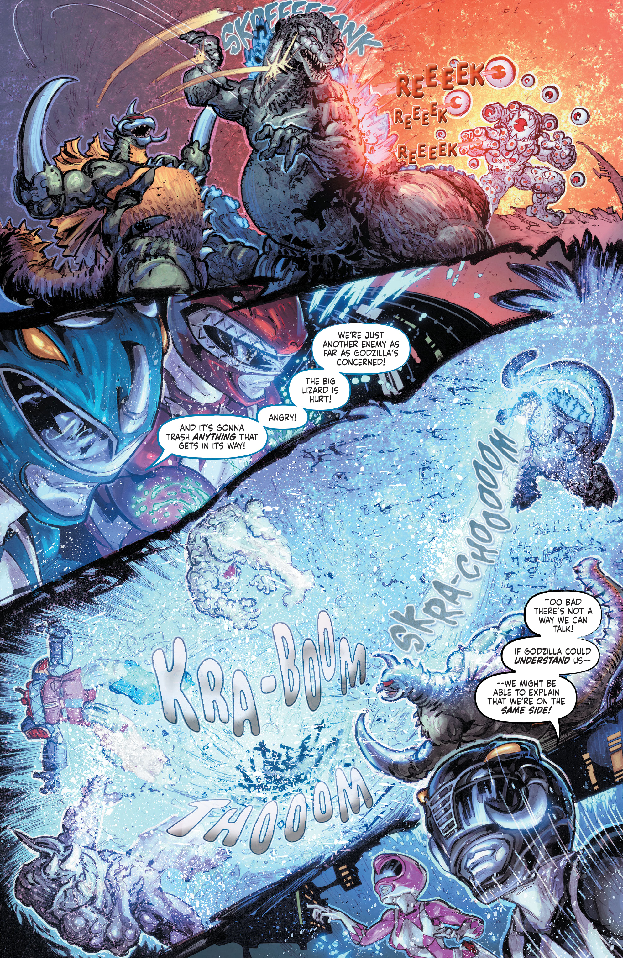 Godzilla vs. The Mighty Morphin Power Rangers (2022-) issue 3 - Page 12