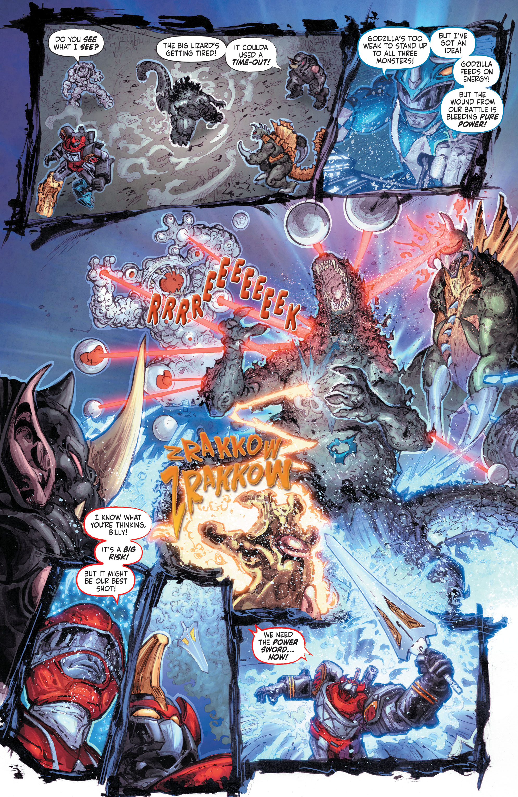 Godzilla vs. The Mighty Morphin Power Rangers (2022-) issue 3 - Page 13