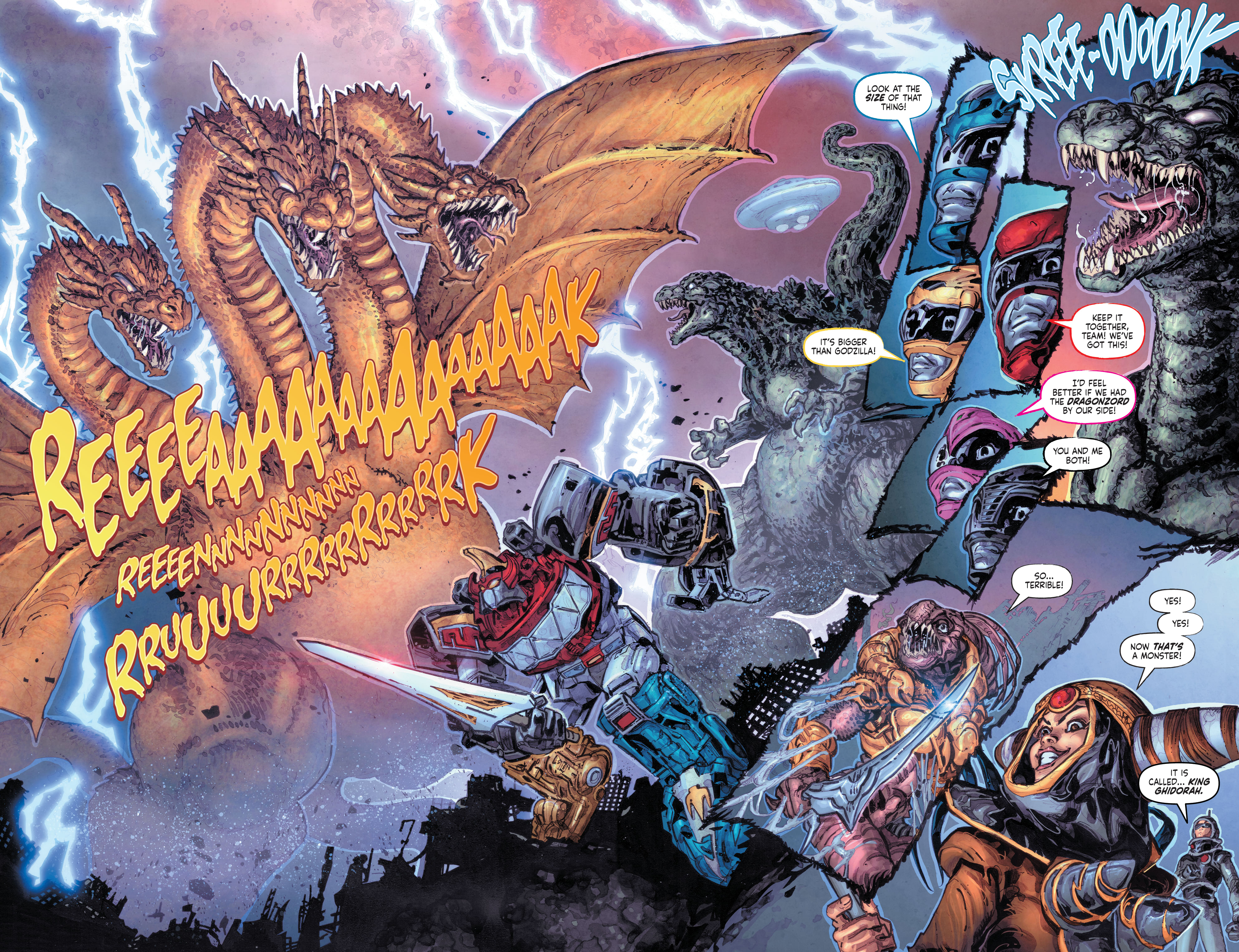 Godzilla vs. The Mighty Morphin Power Rangers (2022-) issue 4 - Page 7