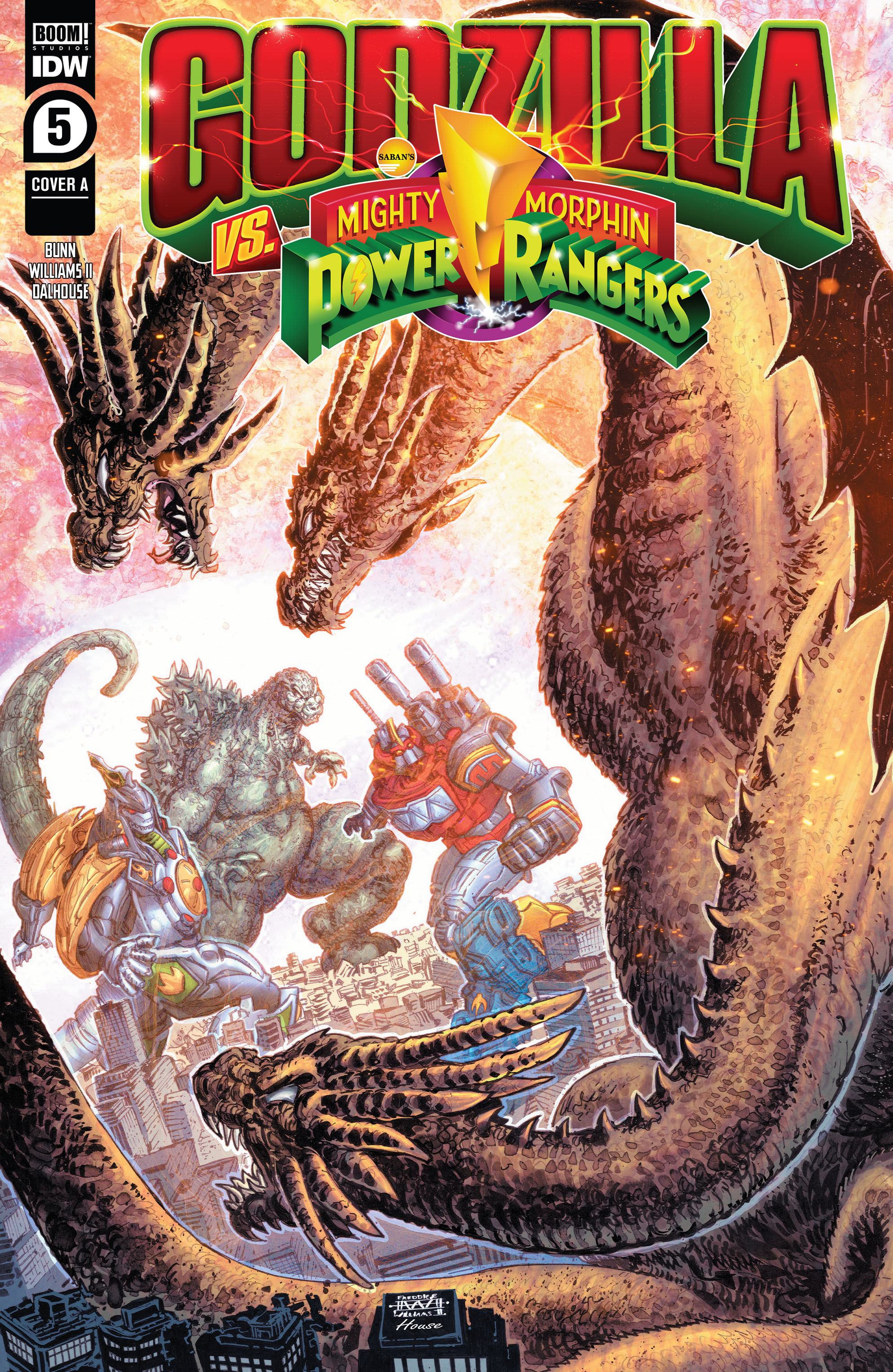 Godzilla vs. The Mighty Morphin Power Rangers (2022-): Chapter 5 - Page 1