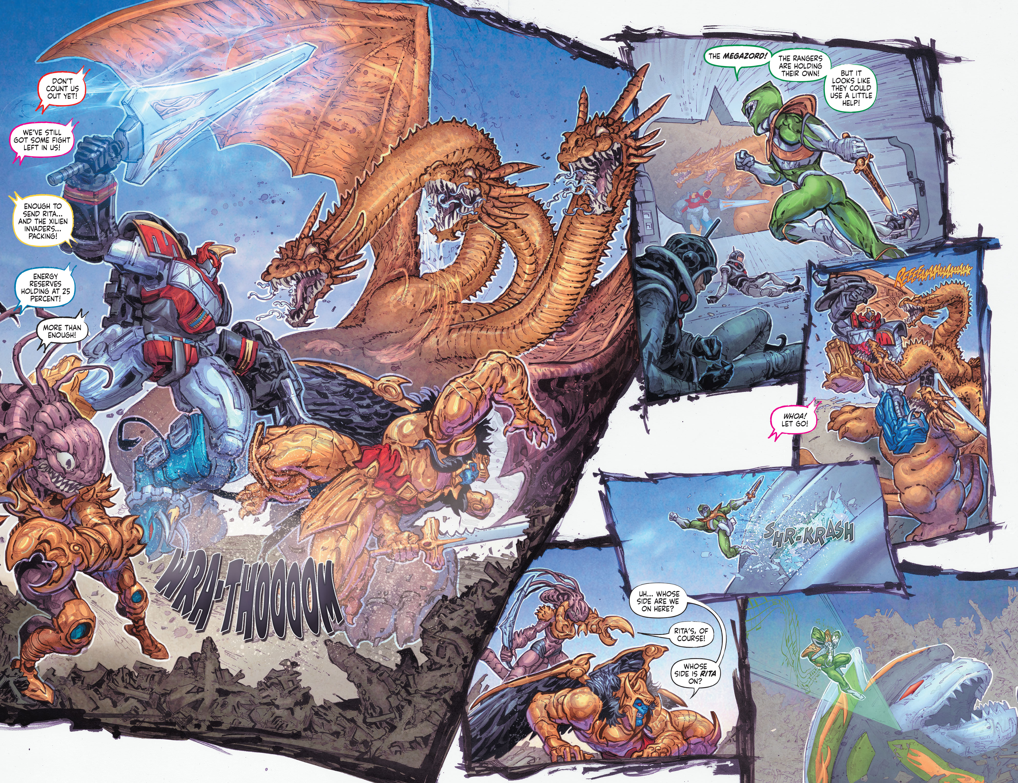 Godzilla vs. The Mighty Morphin Power Rangers (2022-): Chapter 5 - Page 4