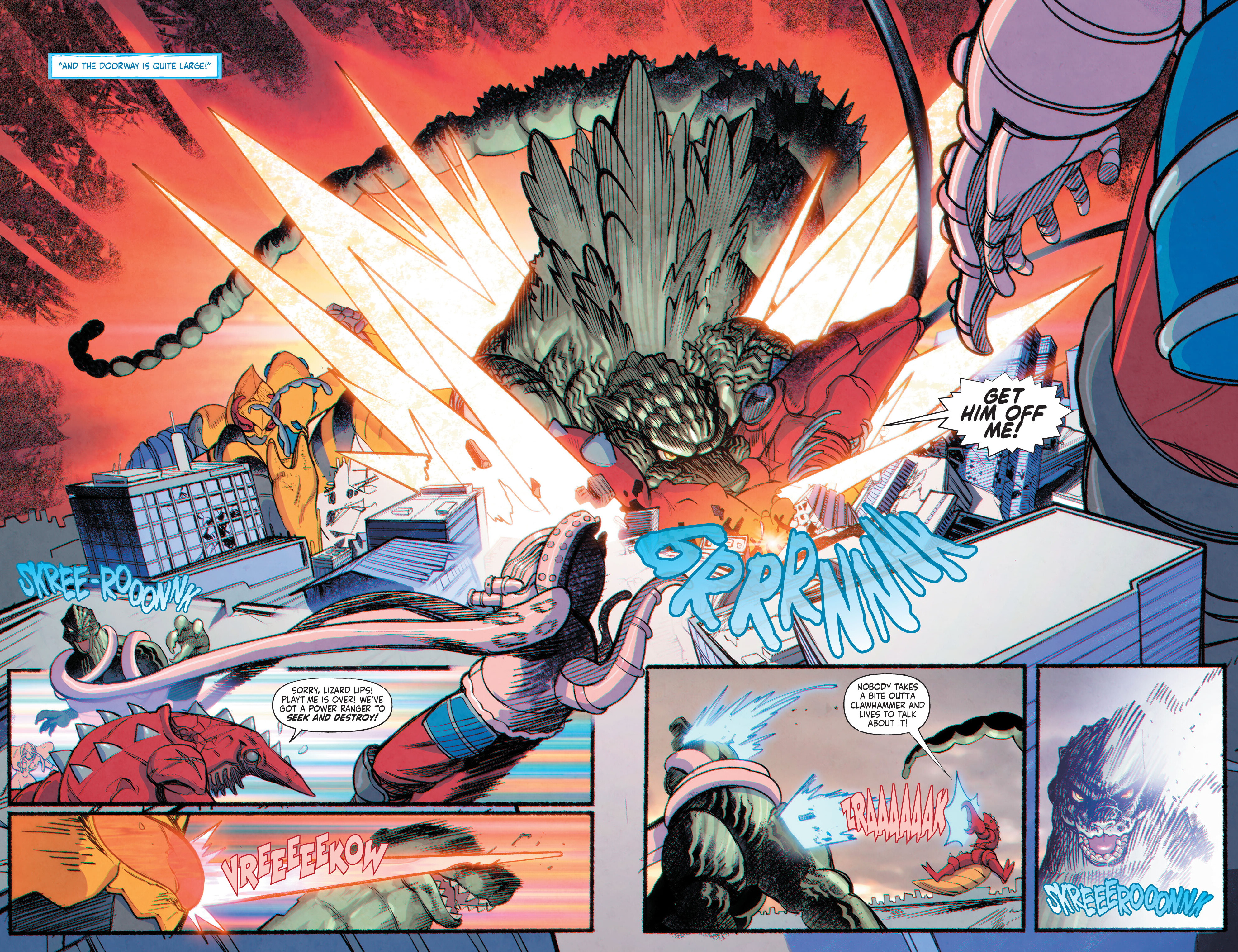 Godzilla vs. the Mighty Morphin Power Rangers II (2024-) issue 1 - Page 18