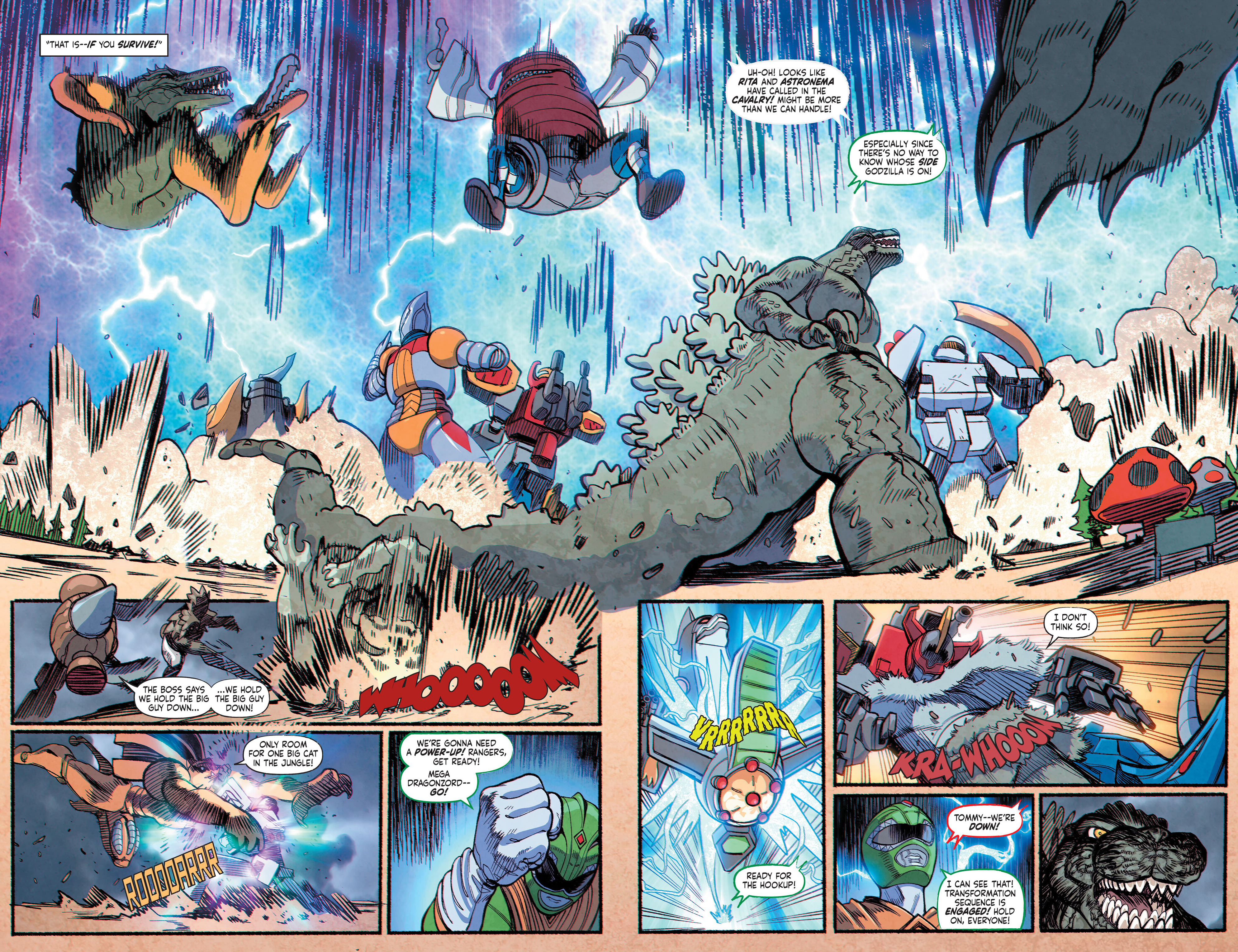 Godzilla vs. the Mighty Morphin Power Rangers II (2024-) issue 2 - Page 14