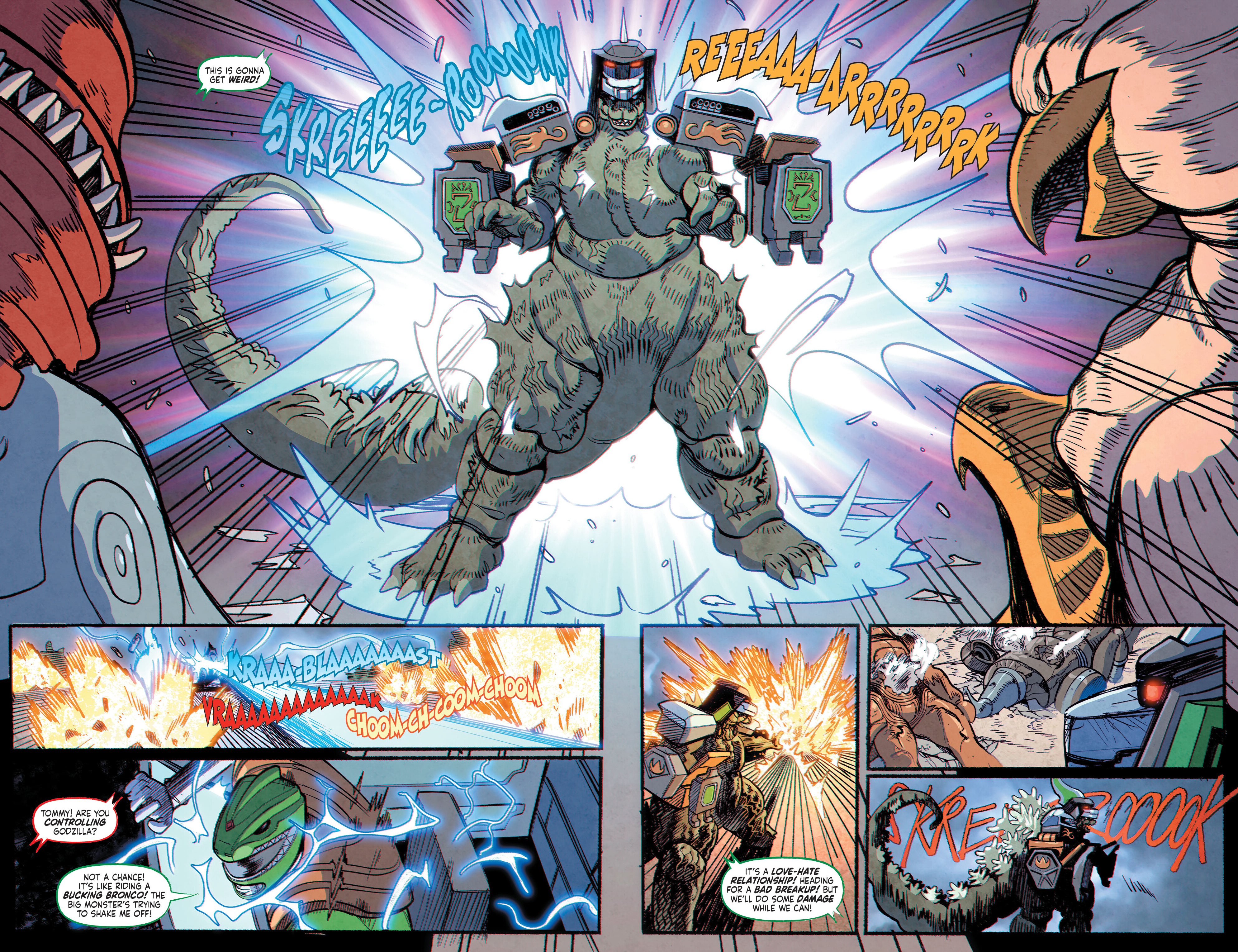 Godzilla vs. the Mighty Morphin Power Rangers II (2024-) issue 2 - Page 15