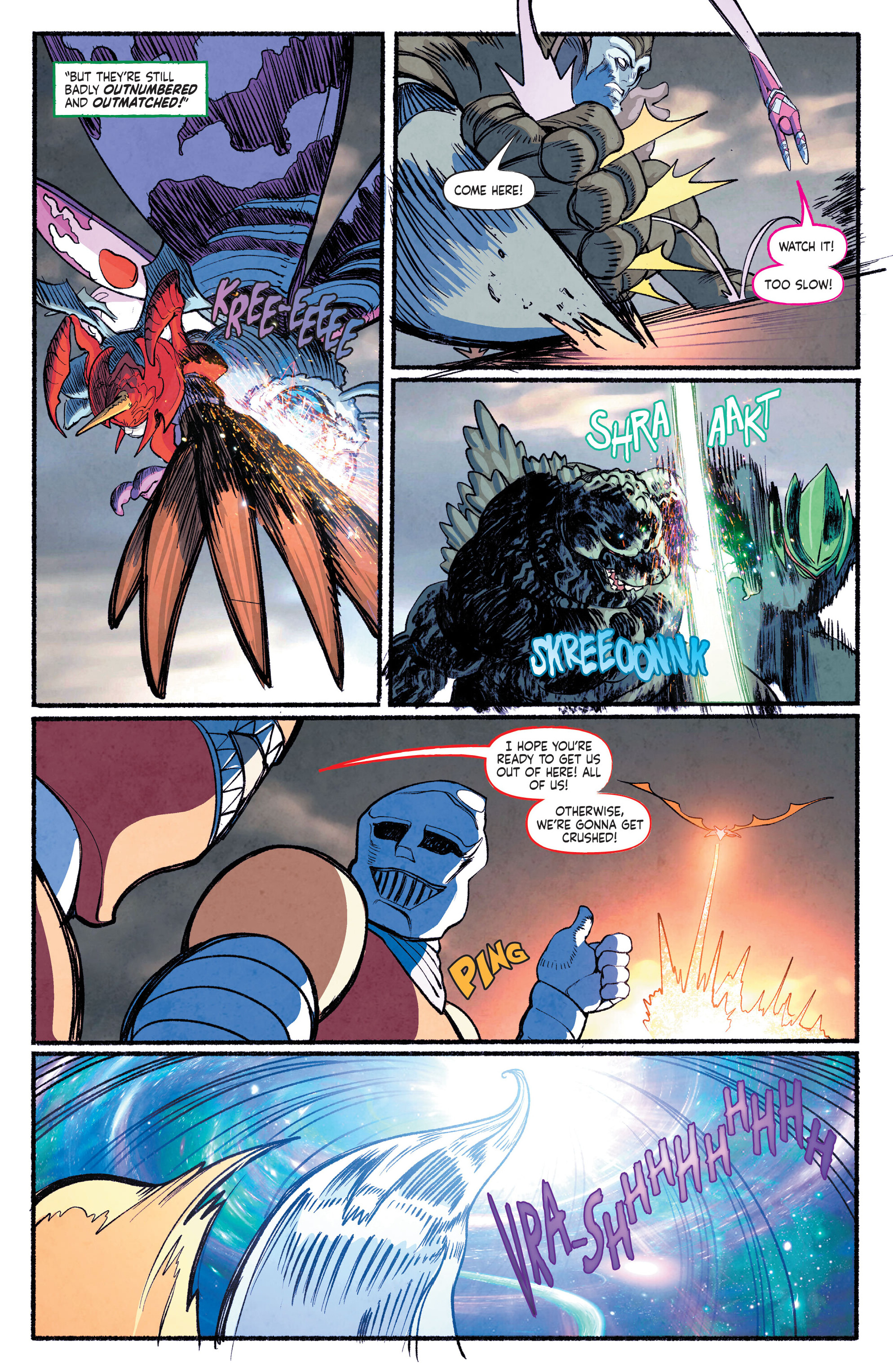 Godzilla vs. the Mighty Morphin Power Rangers II (2024-) issue 3 - Page 17