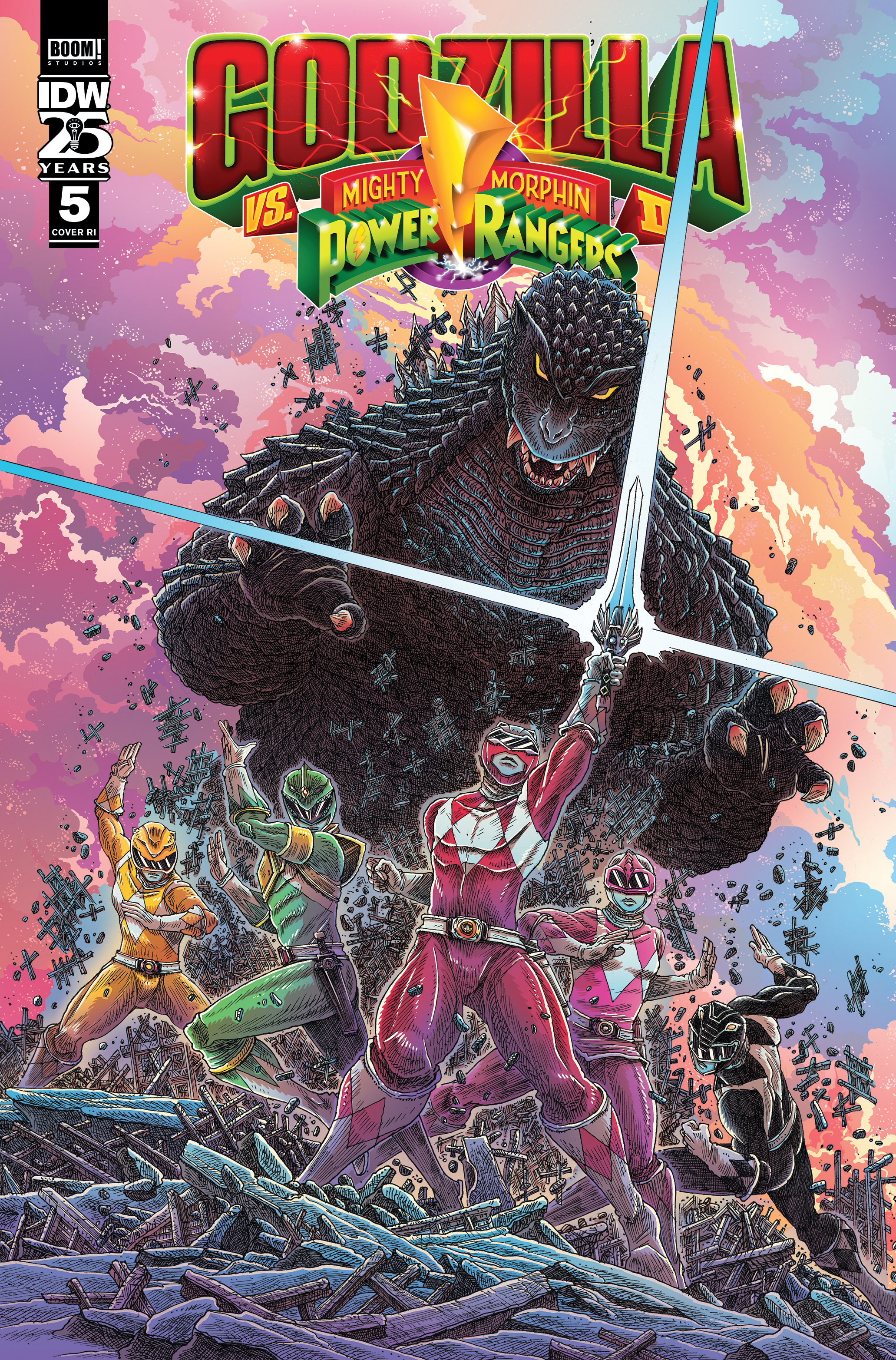 Godzilla vs. the Mighty Morphin Power Rangers II (2024-) issue 5 - Page 3