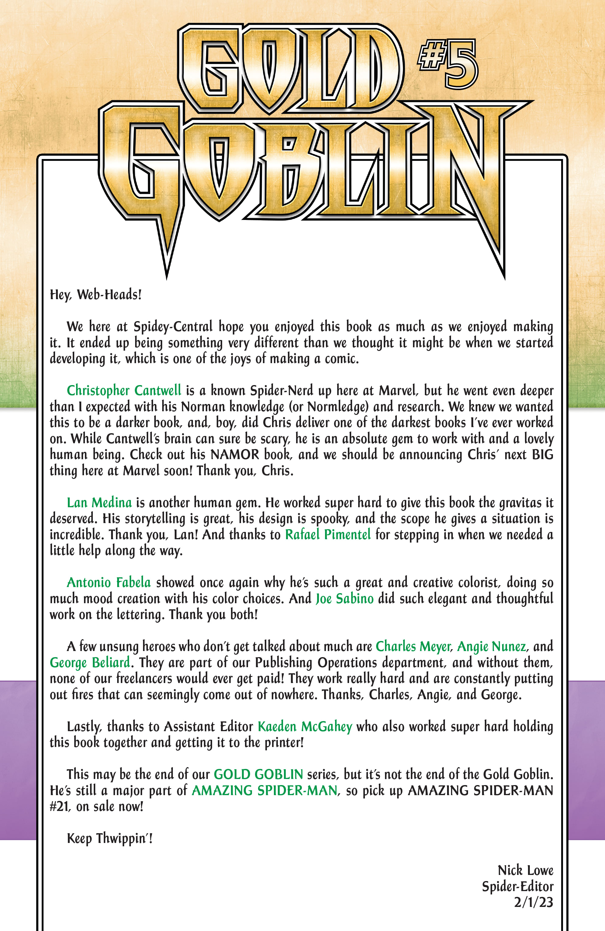 Gold Goblin (2022-) issue 5 - Page 23