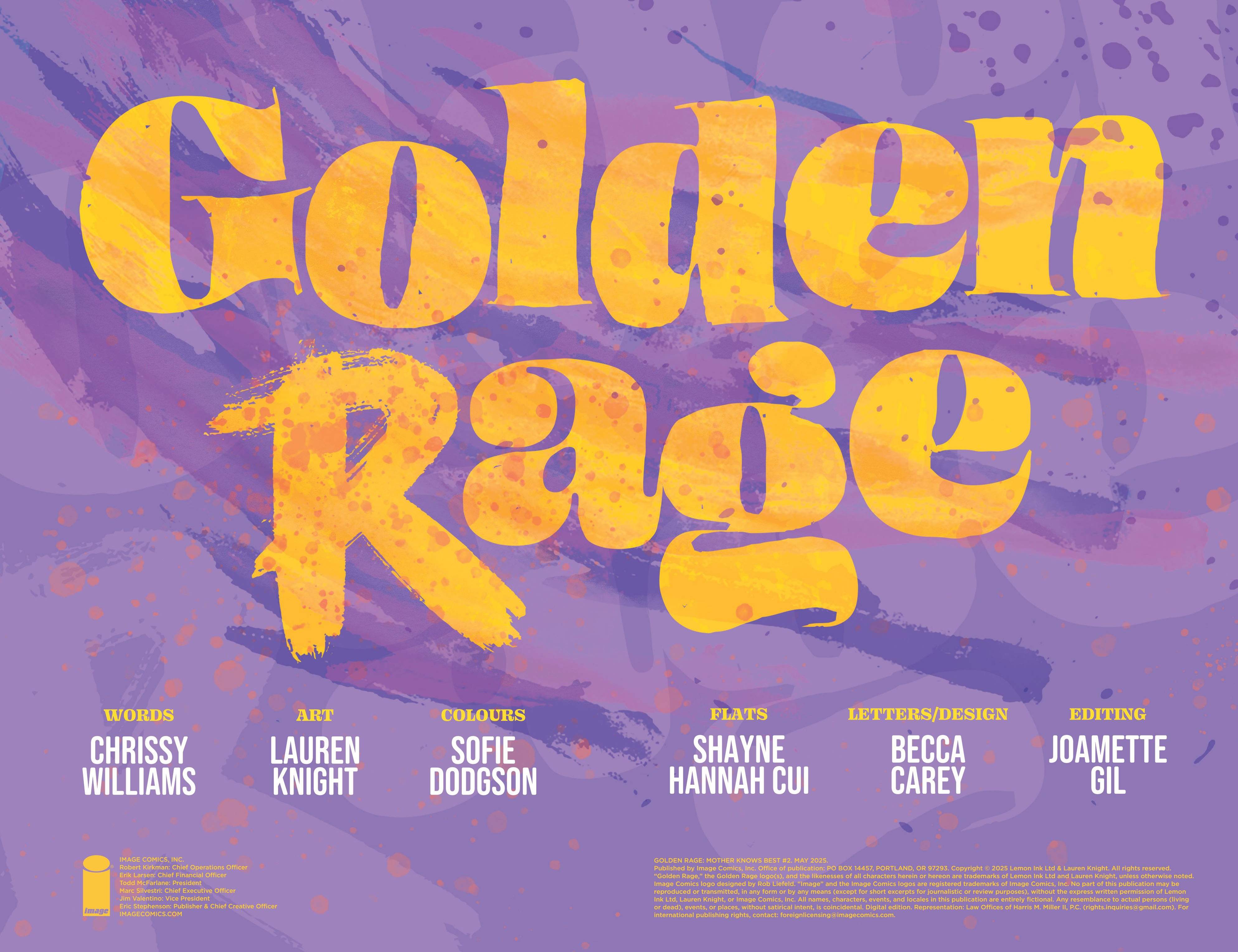 Golden Rage: Mother Knows Best (2025-): Chapter 2 - Page 2