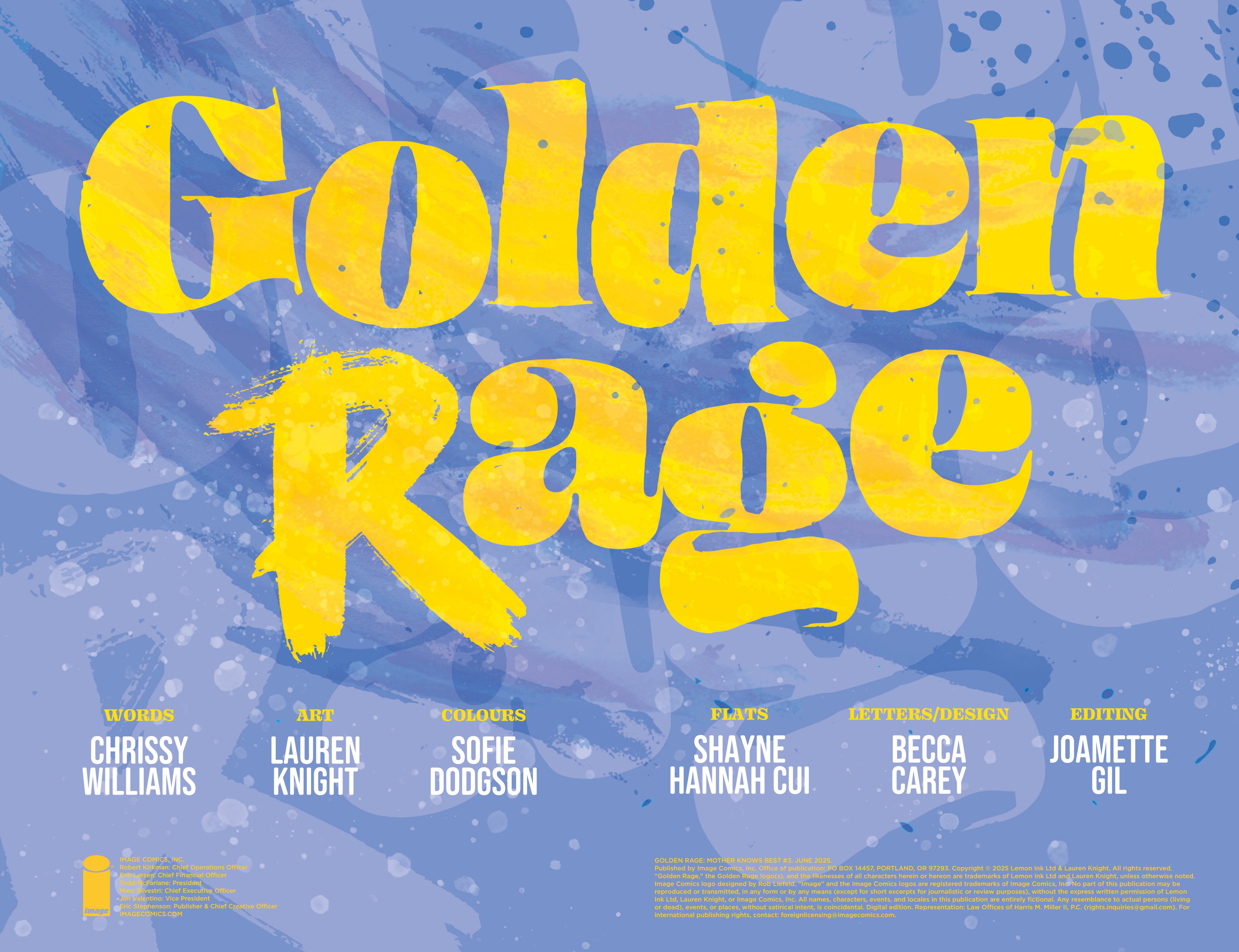 Golden Rage: Mother Knows Best (2025-): Chapter 3 - Page 2