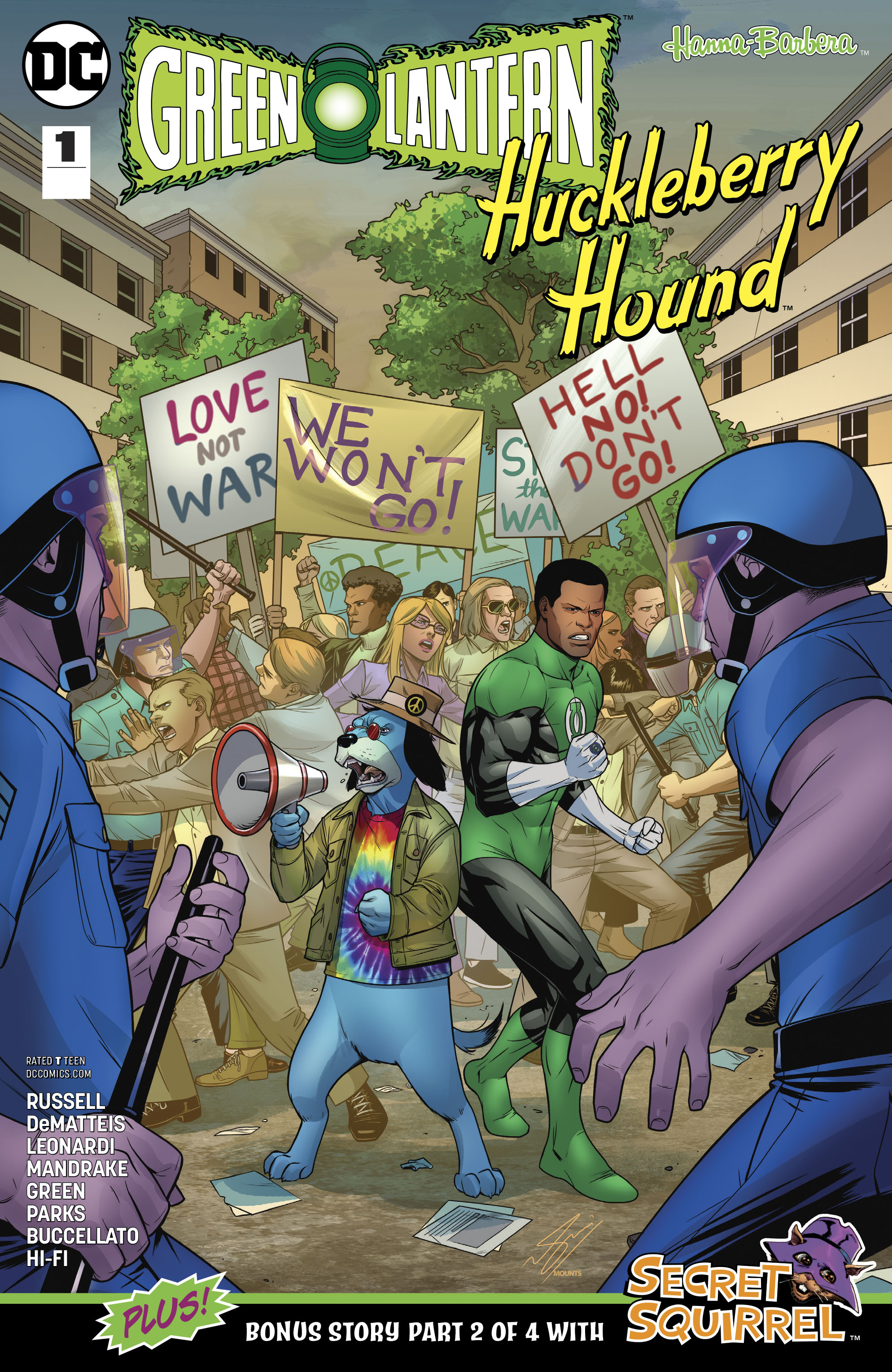 Green Lantern/Huckleberry Hound Special (2018): Chapter 1 - Page 1