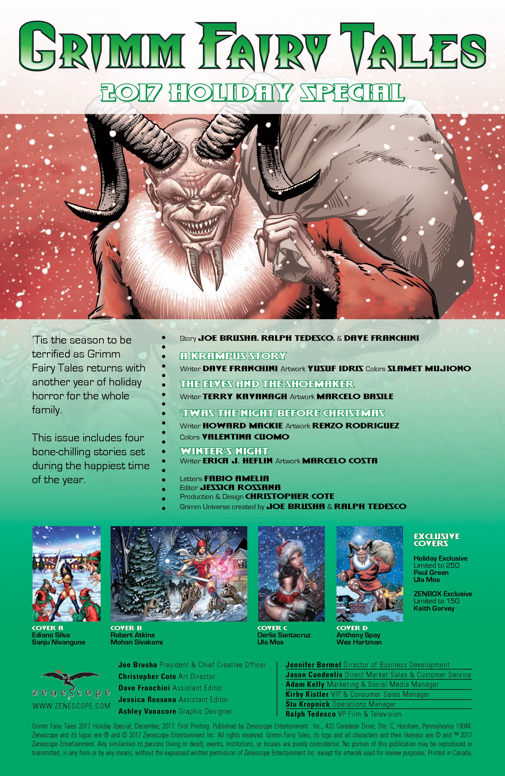 Grimm Fairy Tales: 2017 Holiday Special: Chapter 1 - Page 2