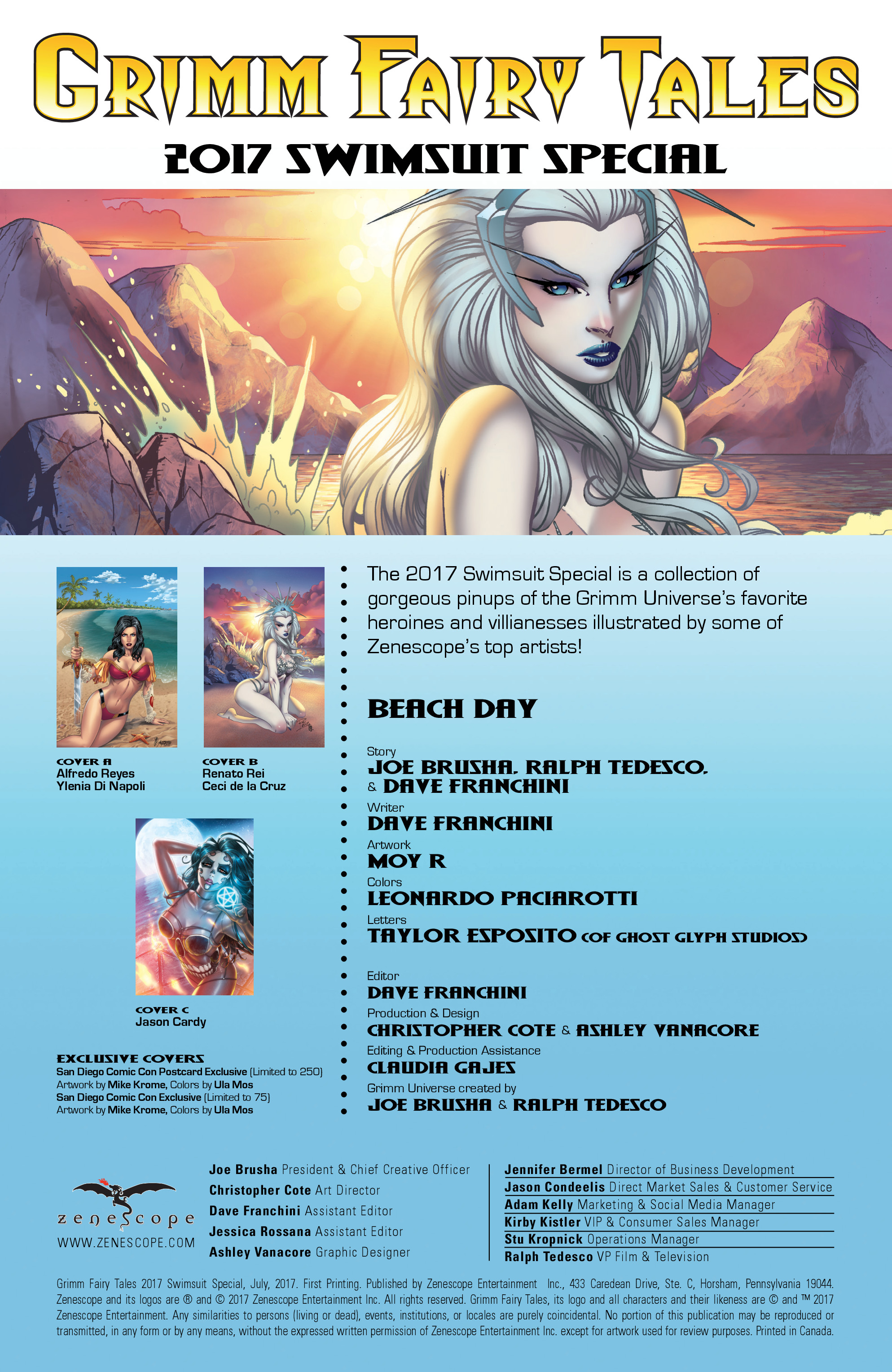 Grimm Fairy Tales 2017 Swimsuit Edition: Chapter 1 - Page 2