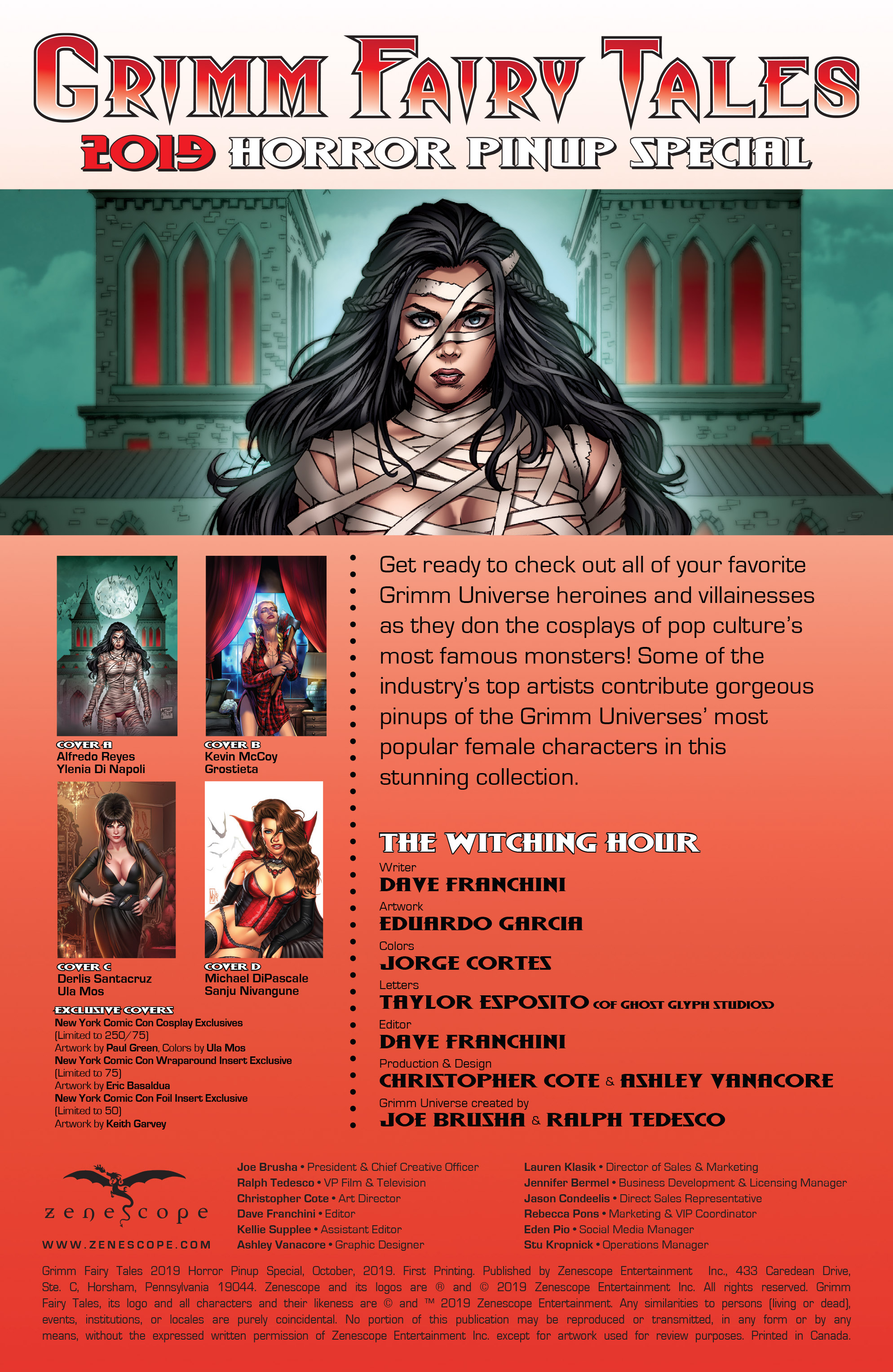 Grimm Fairy Tales 2019 Horror Pinup Special: Chapter 1 - Page 2