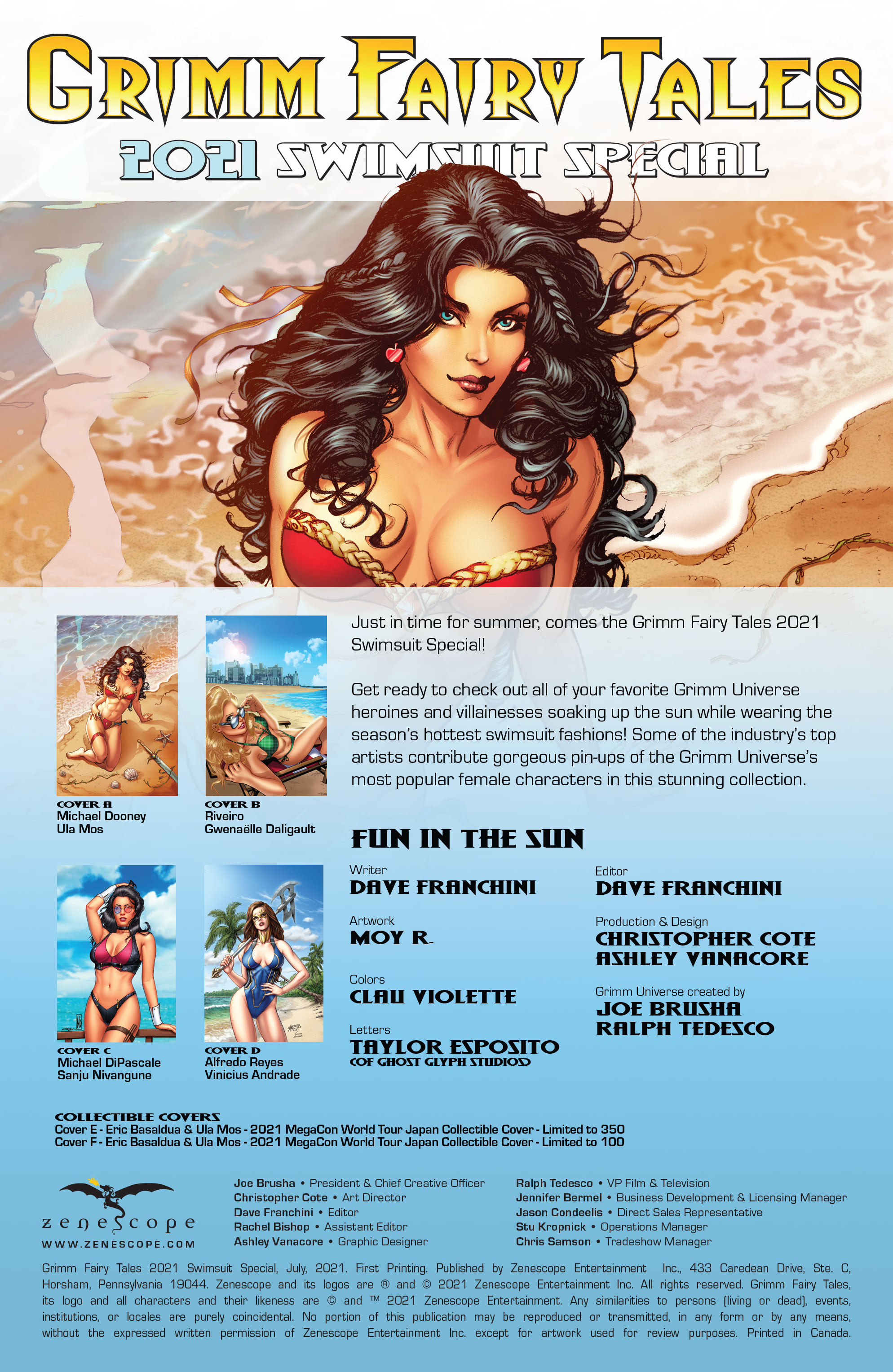 Grimm Fairy Tales: 2021 Swimsuit (2021): Chapter 1 - Page 2