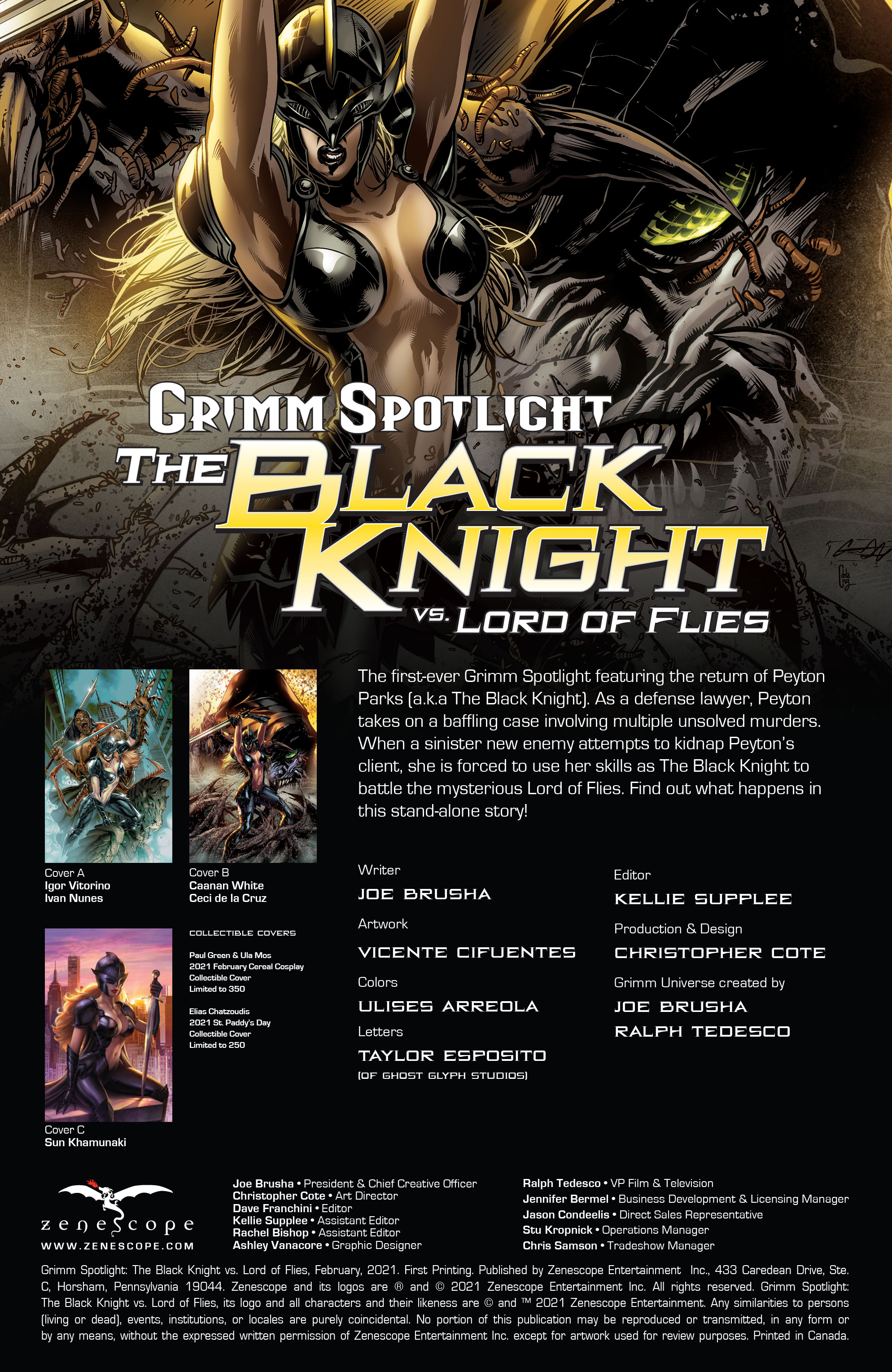 Grimm Spotlight: Black Knight vs Lord of the Flies (2021): Chapter 1 - Page 2