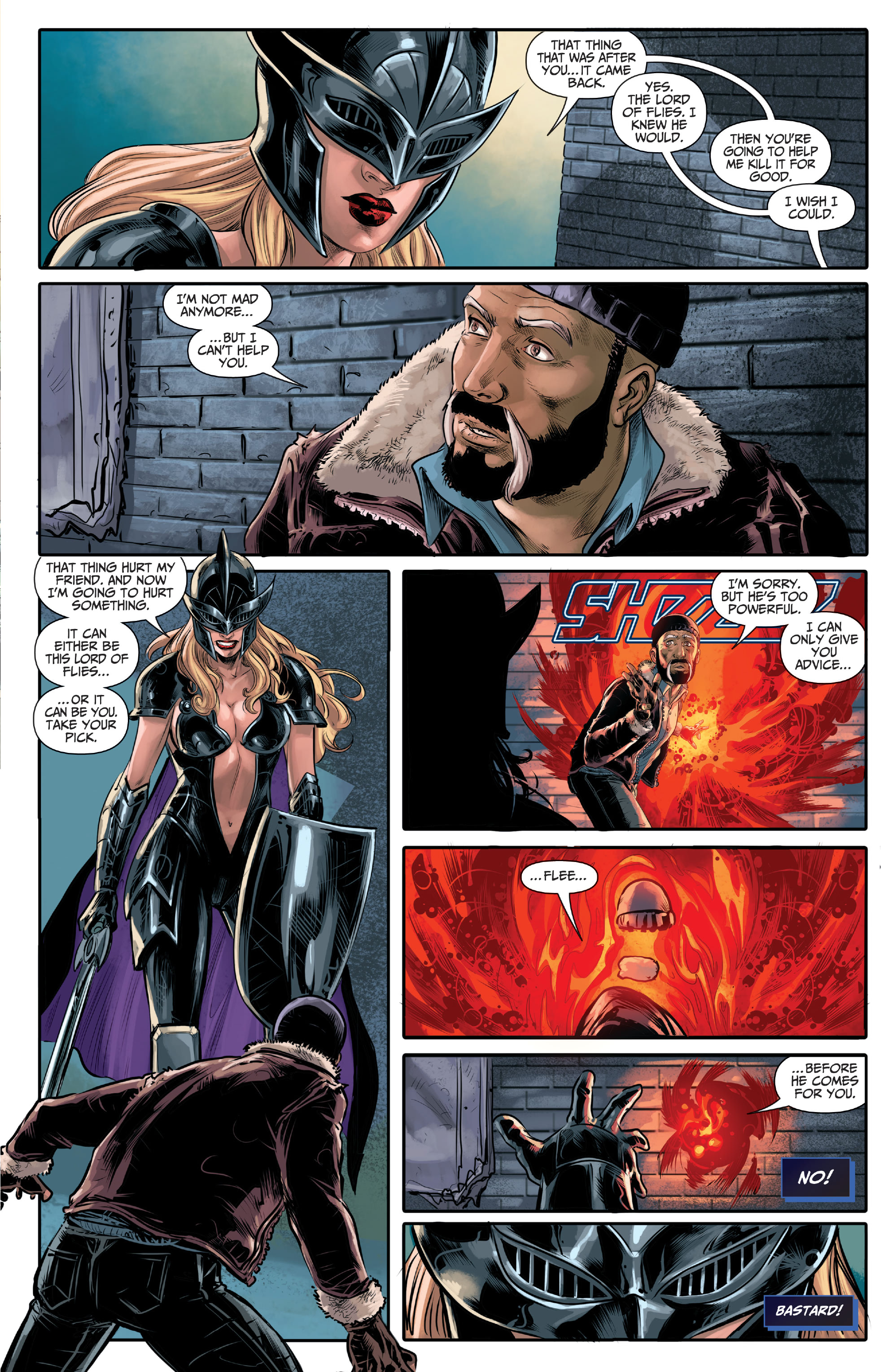 Grimm Spotlight: Black Knight vs Lord of the Flies (2021) issue 1 - Page 21