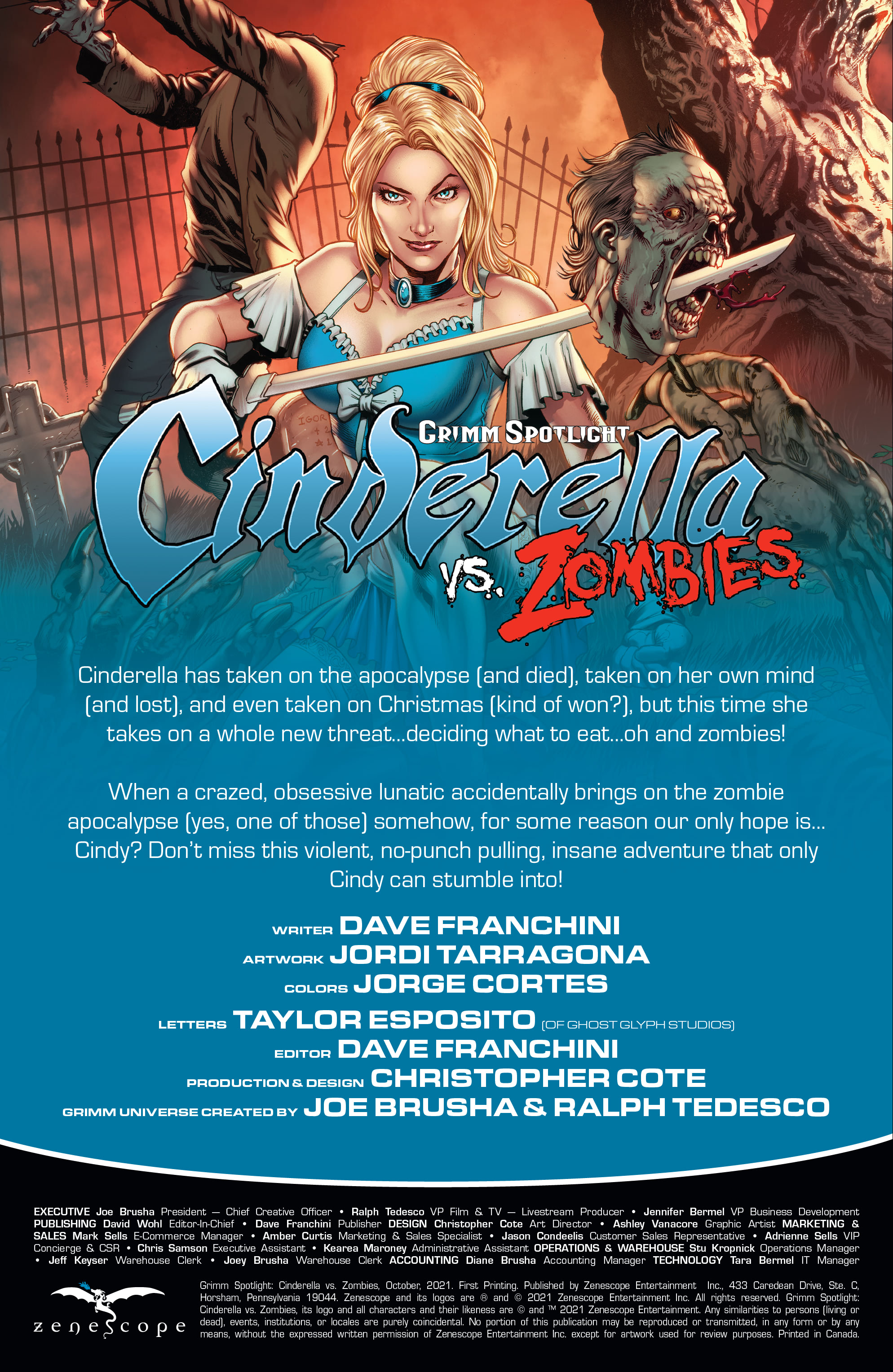 Grimm Spotlight: Cinderella vs Zombies (2021): Chapter 1 - Page 2