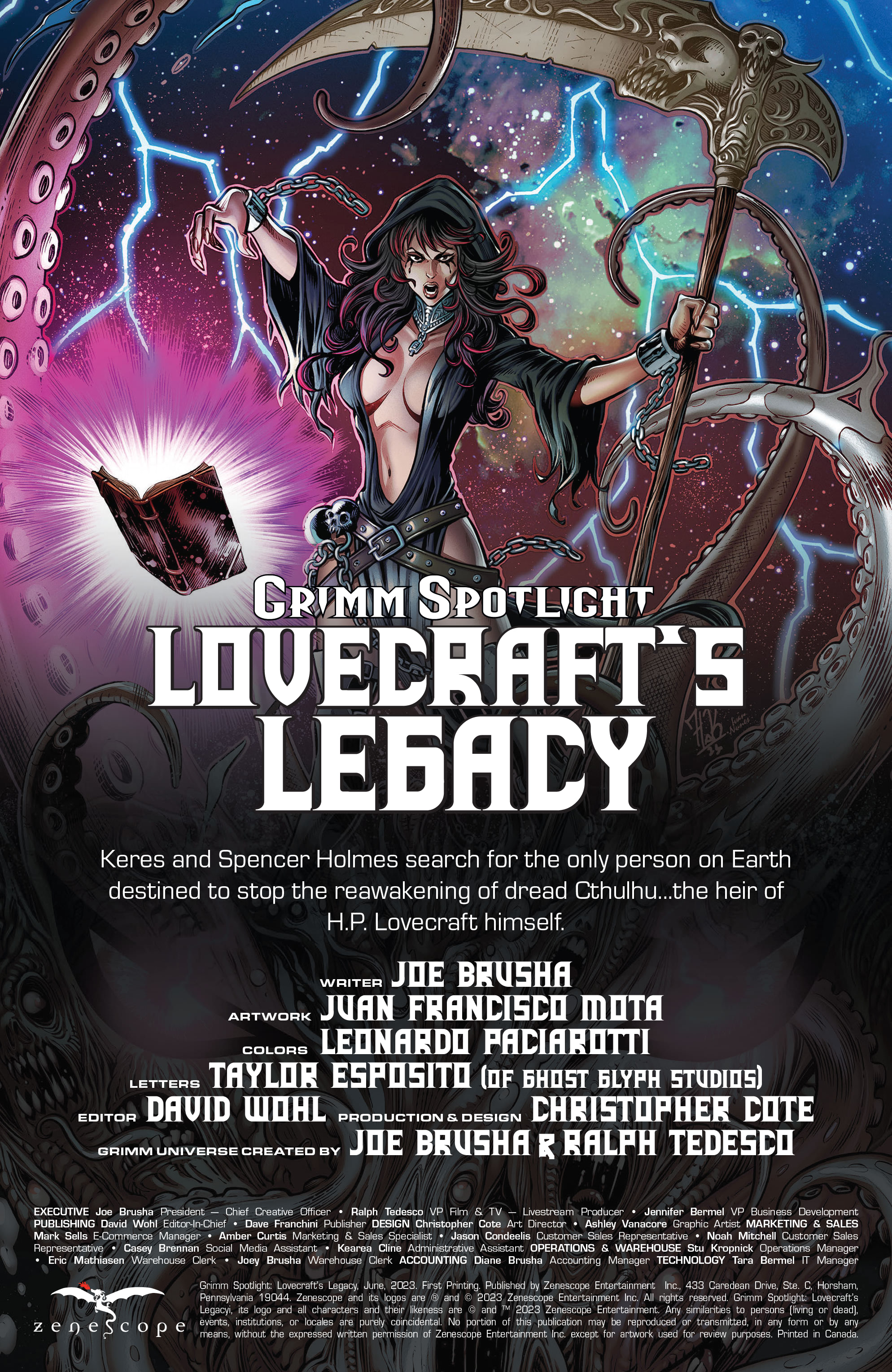 Grimm Spotlight: Lovecraft’s Legacy (2023-): Chapter 1 - Page 2
