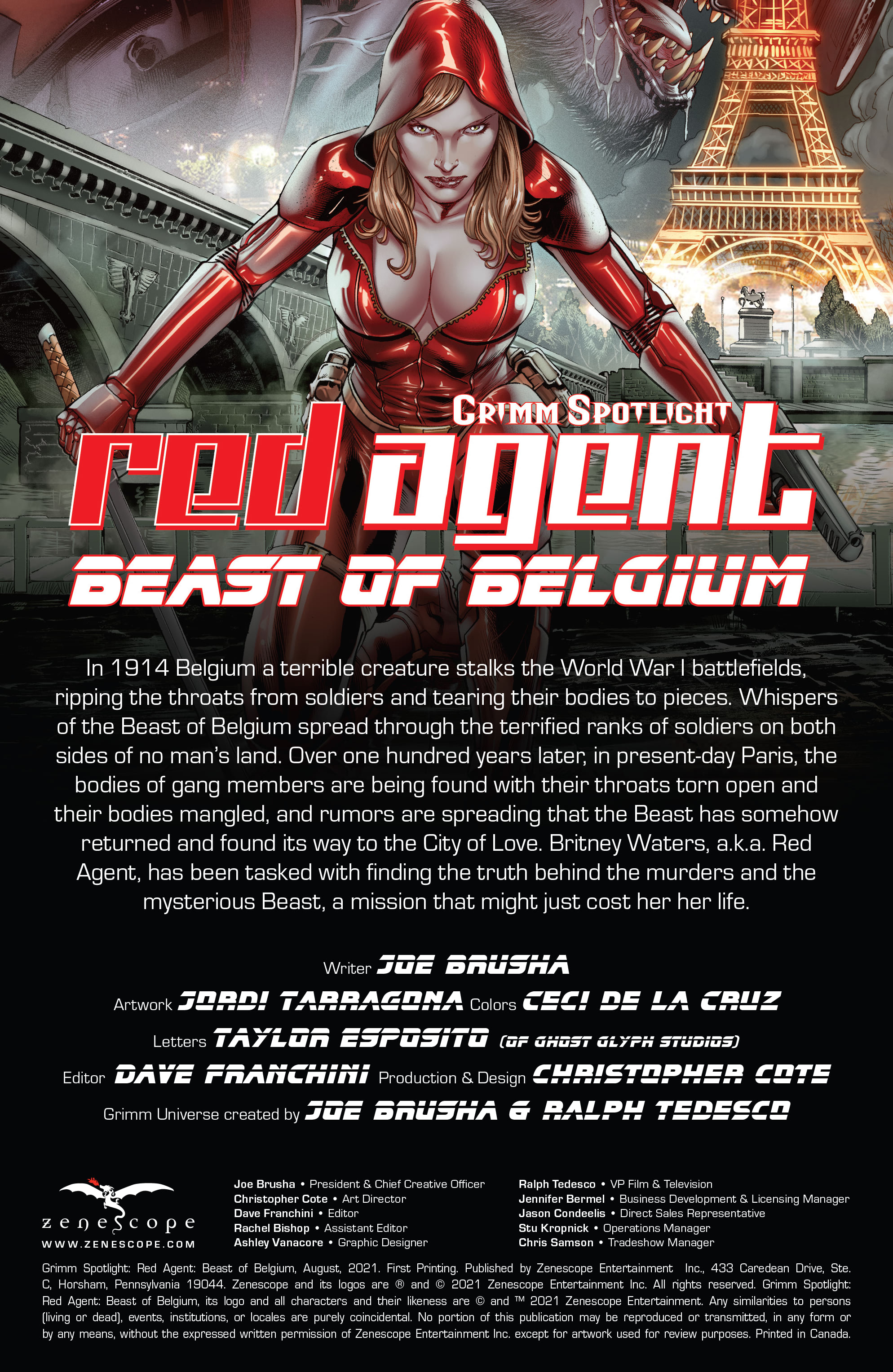 Grimm Spotlight: Red Agent - Beast of Belgium (2021): Chapter 1 - Page 3
