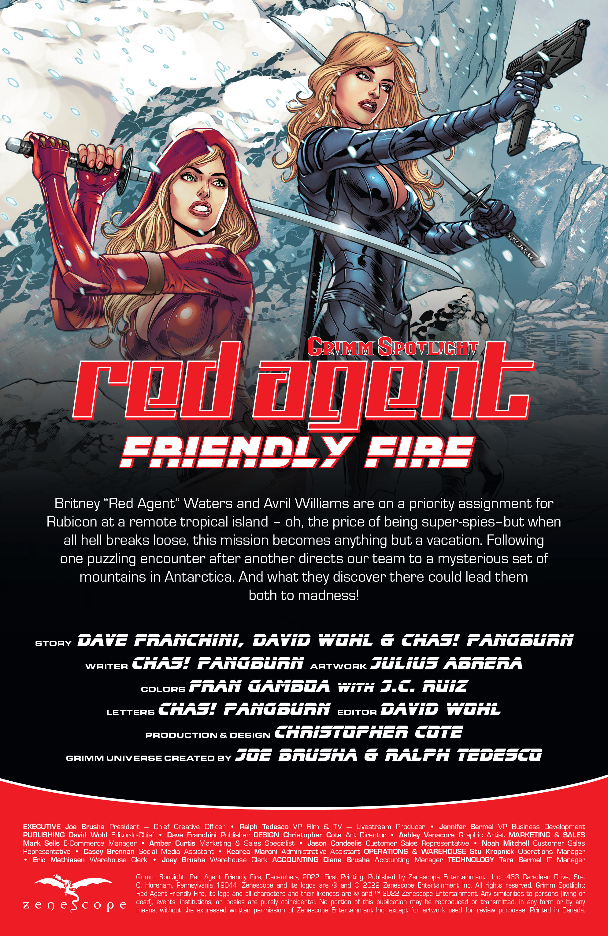 Grimm Spotlight: Red Agent - Friendly Fire (2022-): Chapter 1 - Page 2
