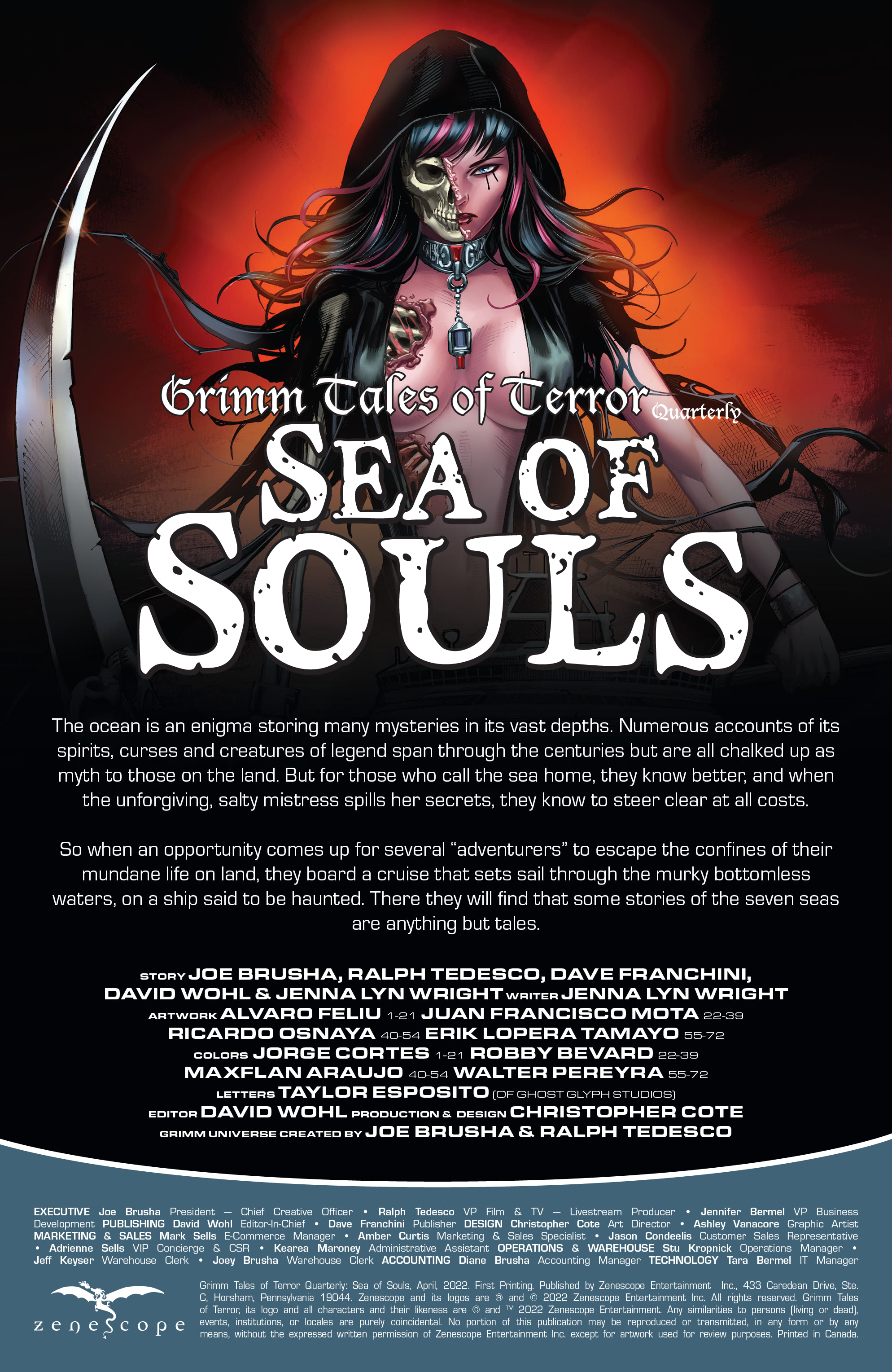 Grimm Tales of Terror Quarterly: Sea of Souls (2022-): Chapter 1 - Page 2