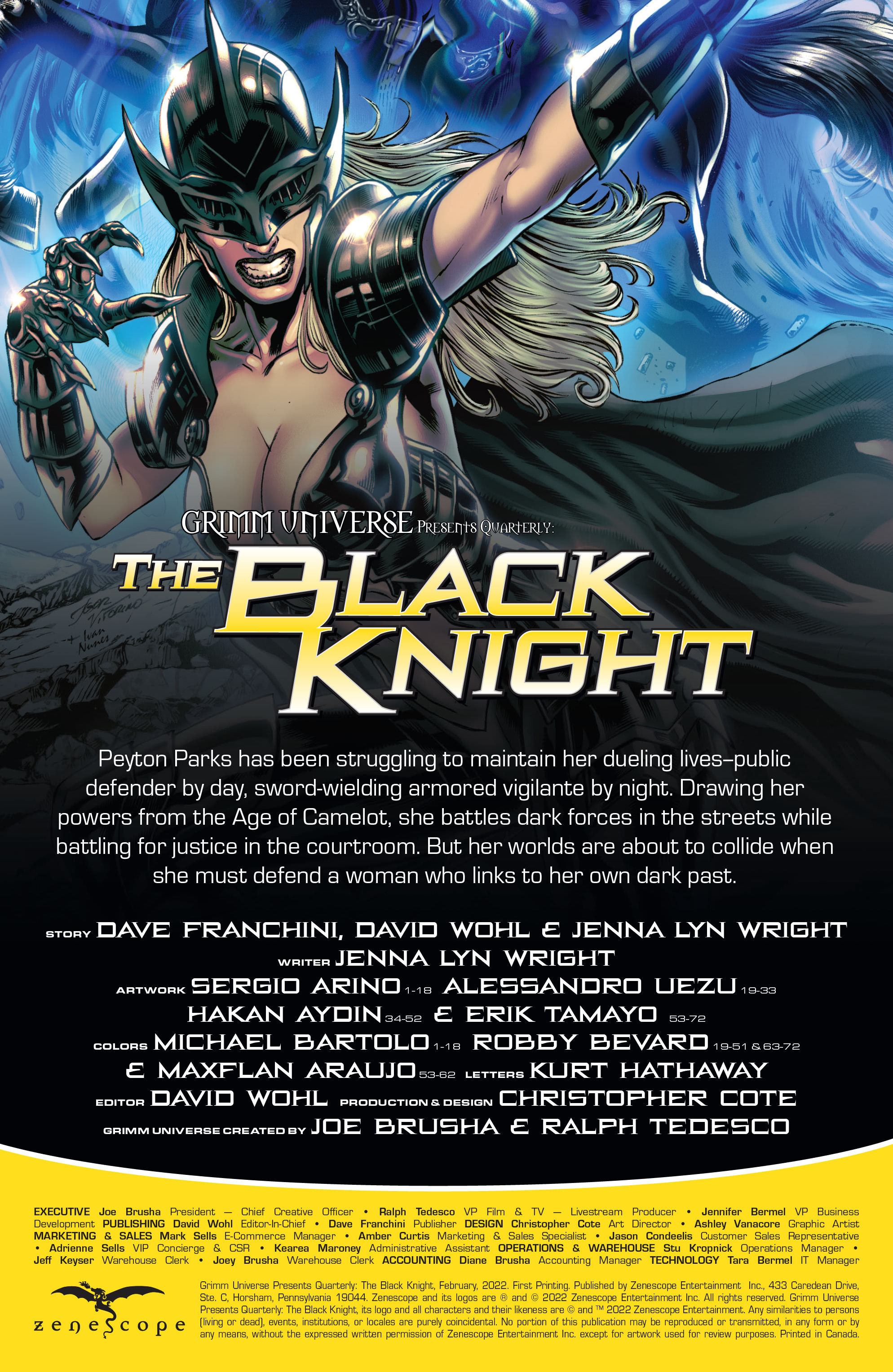 Grimm Universe Presents Quarterly: Black Knight (2022): Chapter 1 - Page 2