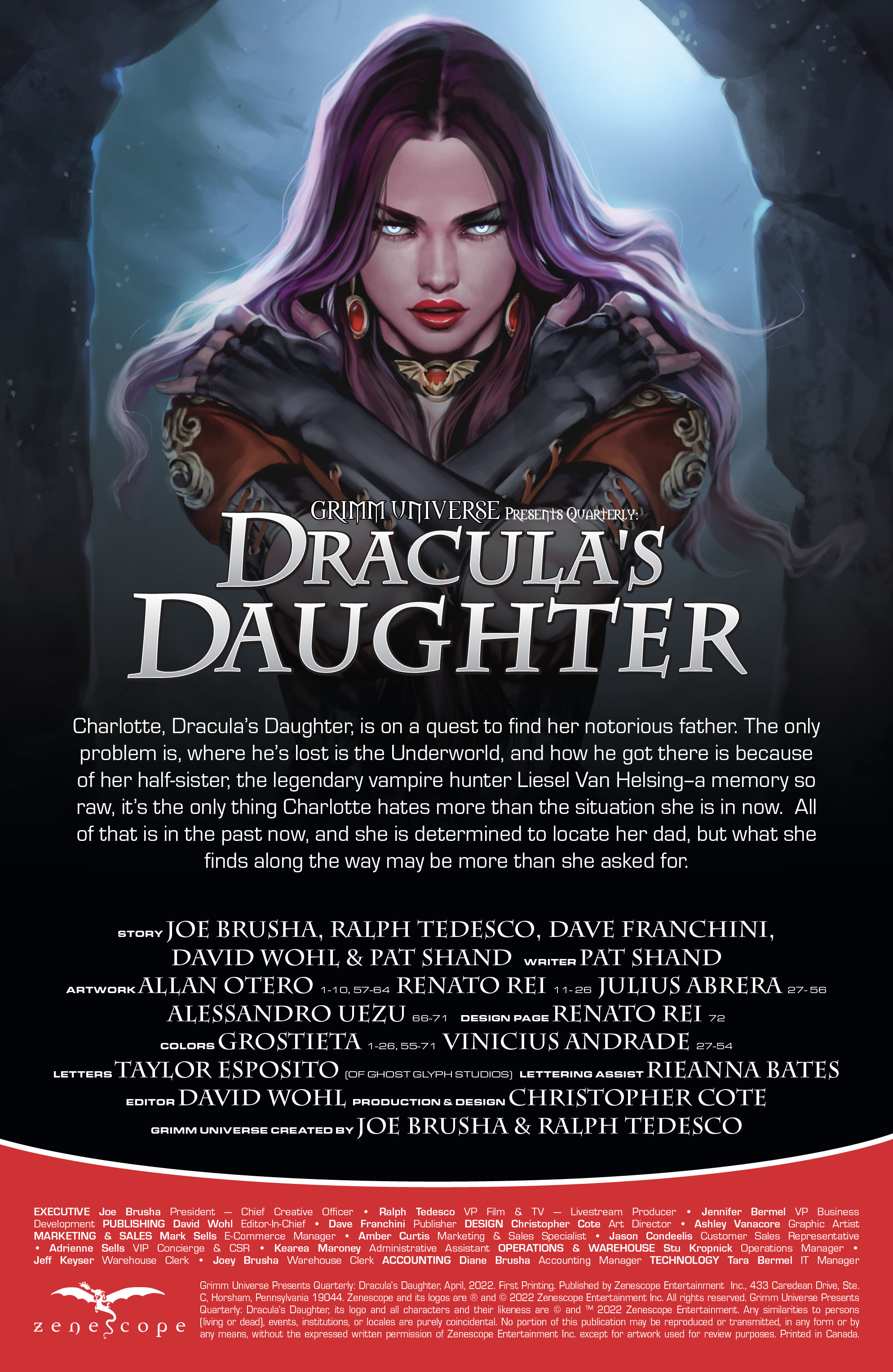 Grimm Universe Presents Quarterly: Dracula's Daughter (2022-): Chapter 1 - Page 2