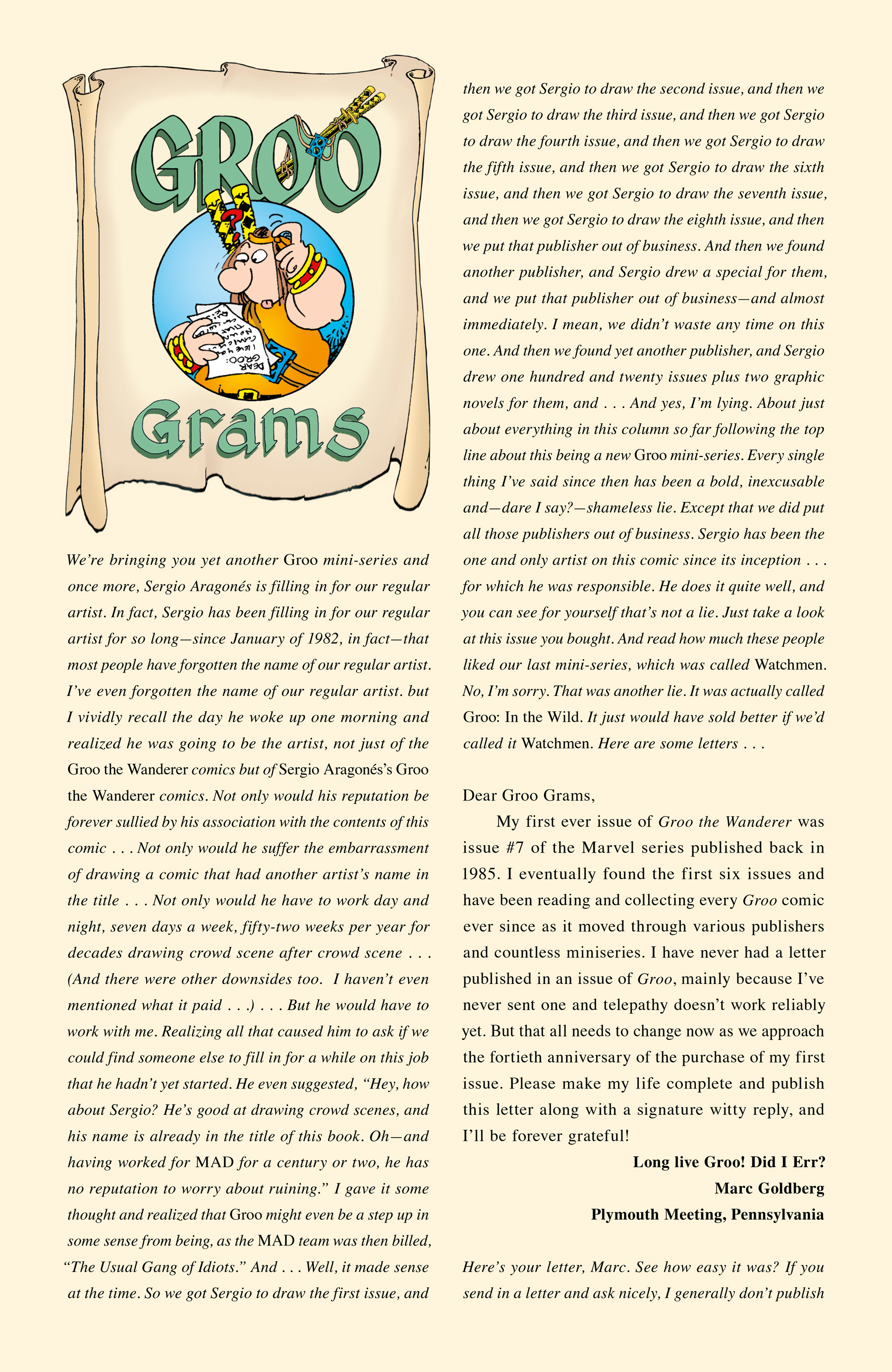 Groo: Minstrel Melodies (2024-) issue 1 - Page 20