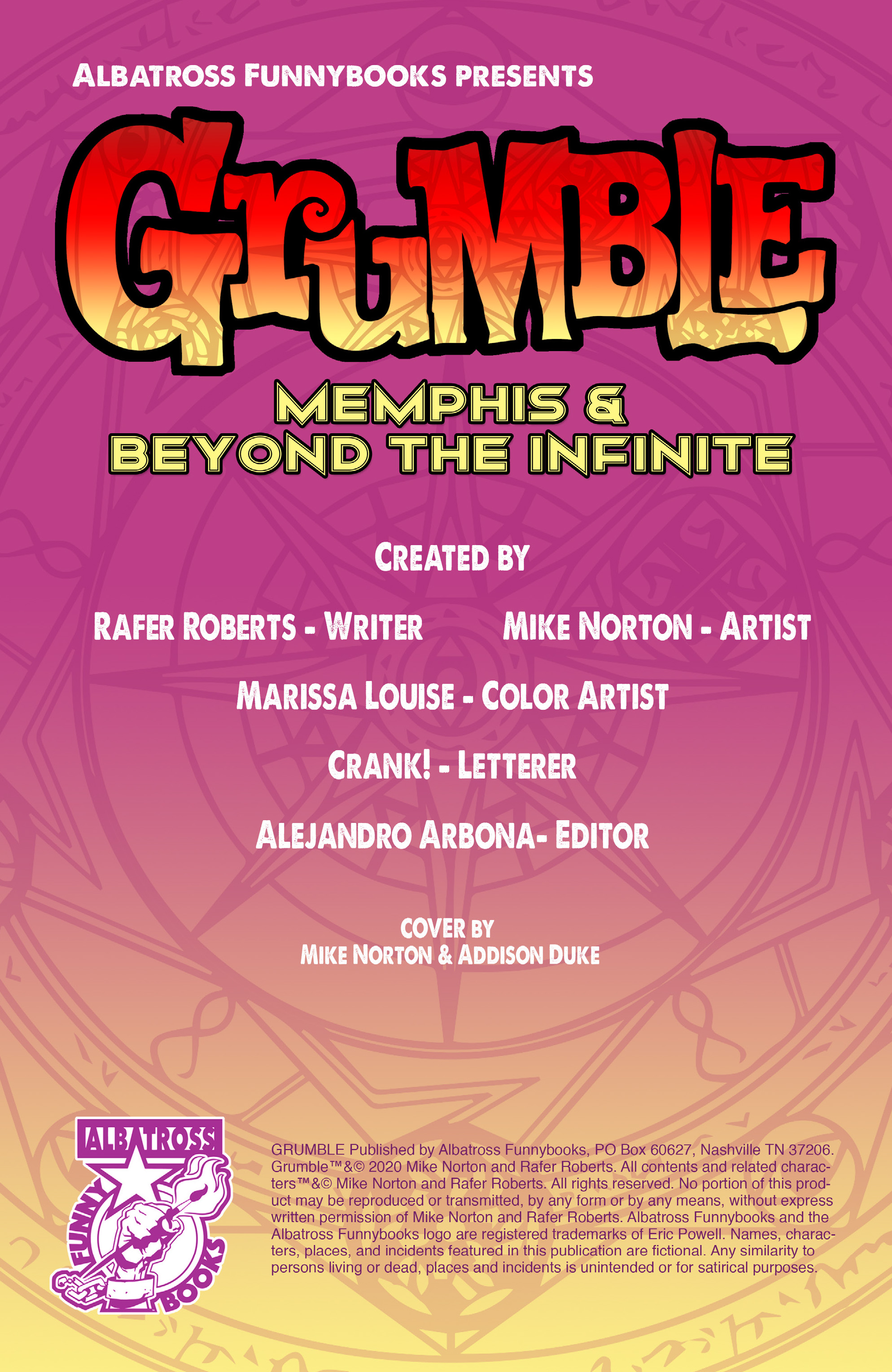Grumble: Memphis & Beyond the Infinite (2020-): Chapter 2 - Page 2
