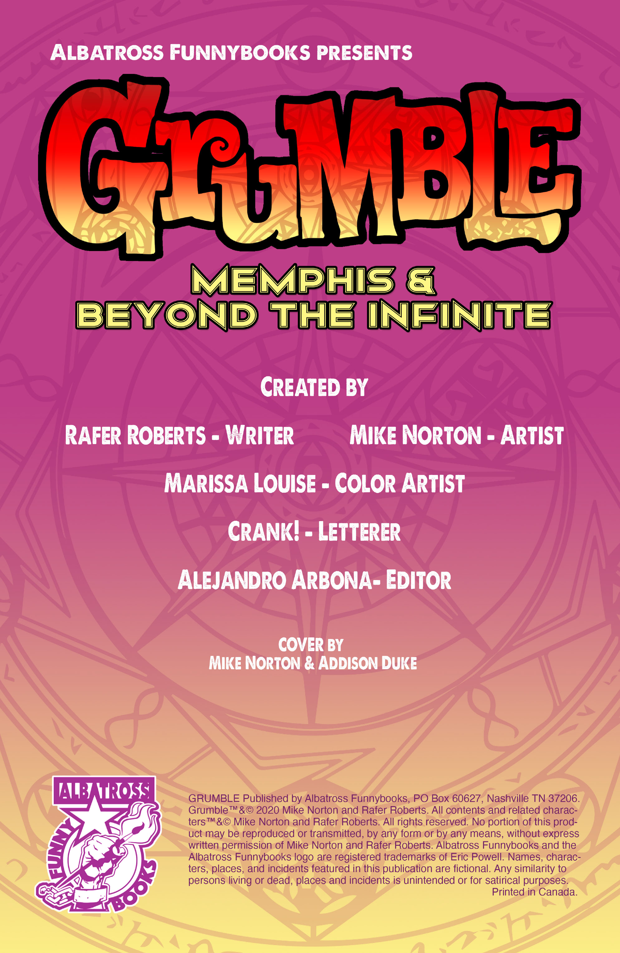 Grumble: Memphis & Beyond the Infinite (2020-): Chapter 3 - Page 2