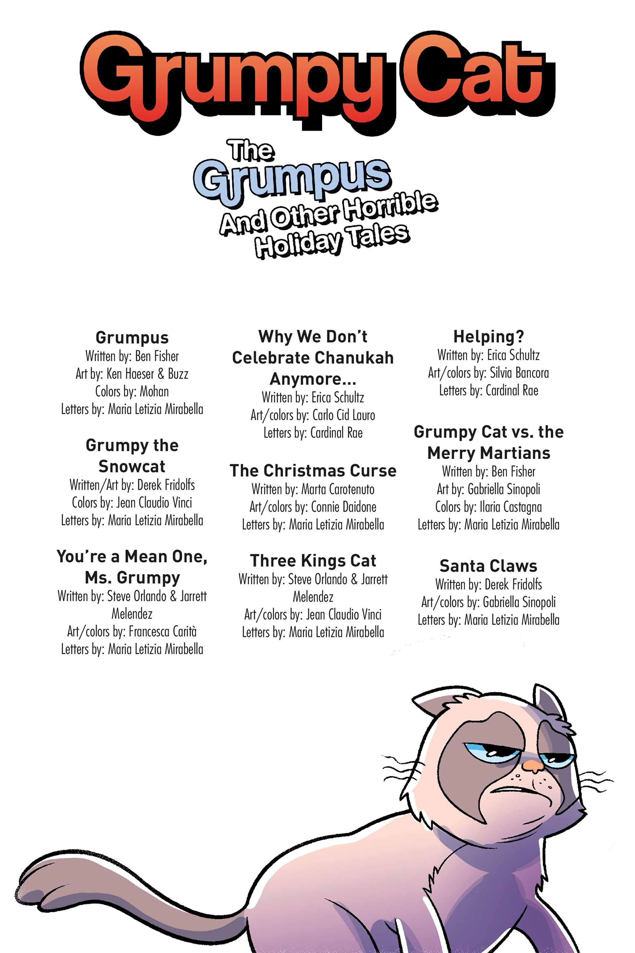 Grumpy Cat: The Grumpus and Other Horrible Holiday Tales (2023) issue HC - Page 4