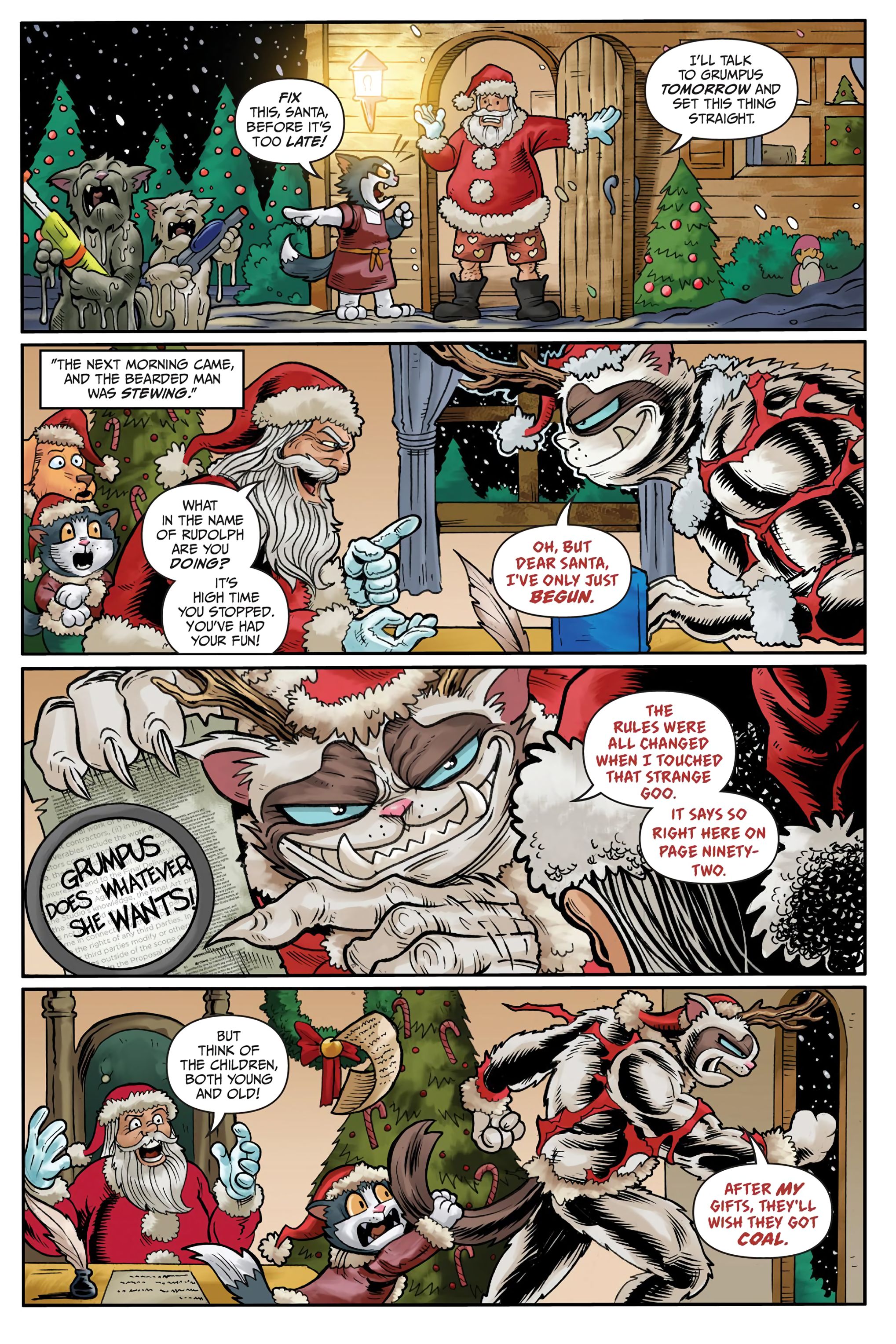 Grumpy Cat: The Grumpus and Other Horrible Holiday Tales (2023) issue HC - Page 17