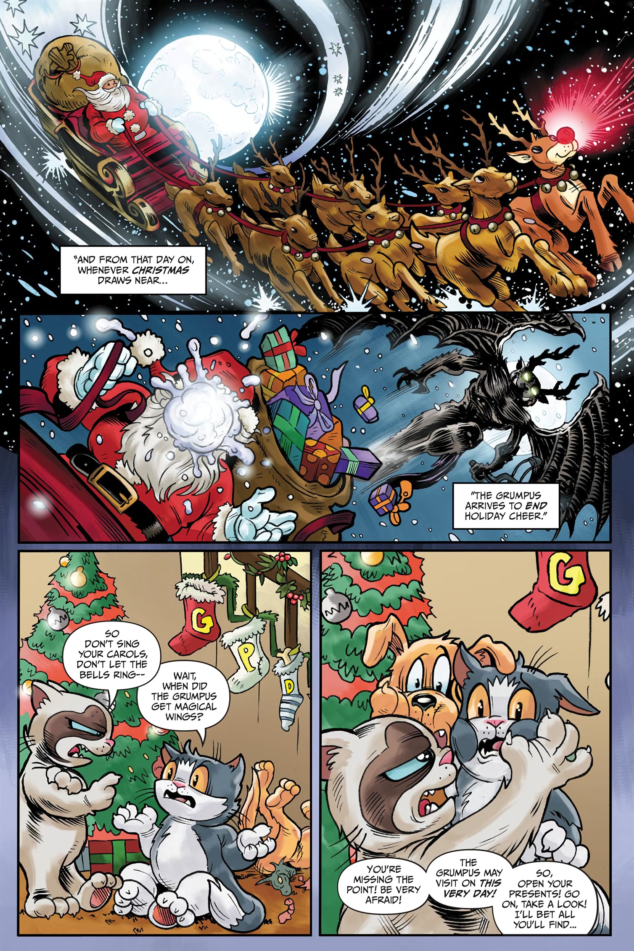 Grumpy Cat: The Grumpus and Other Horrible Holiday Tales (2023) issue HC - Page 18