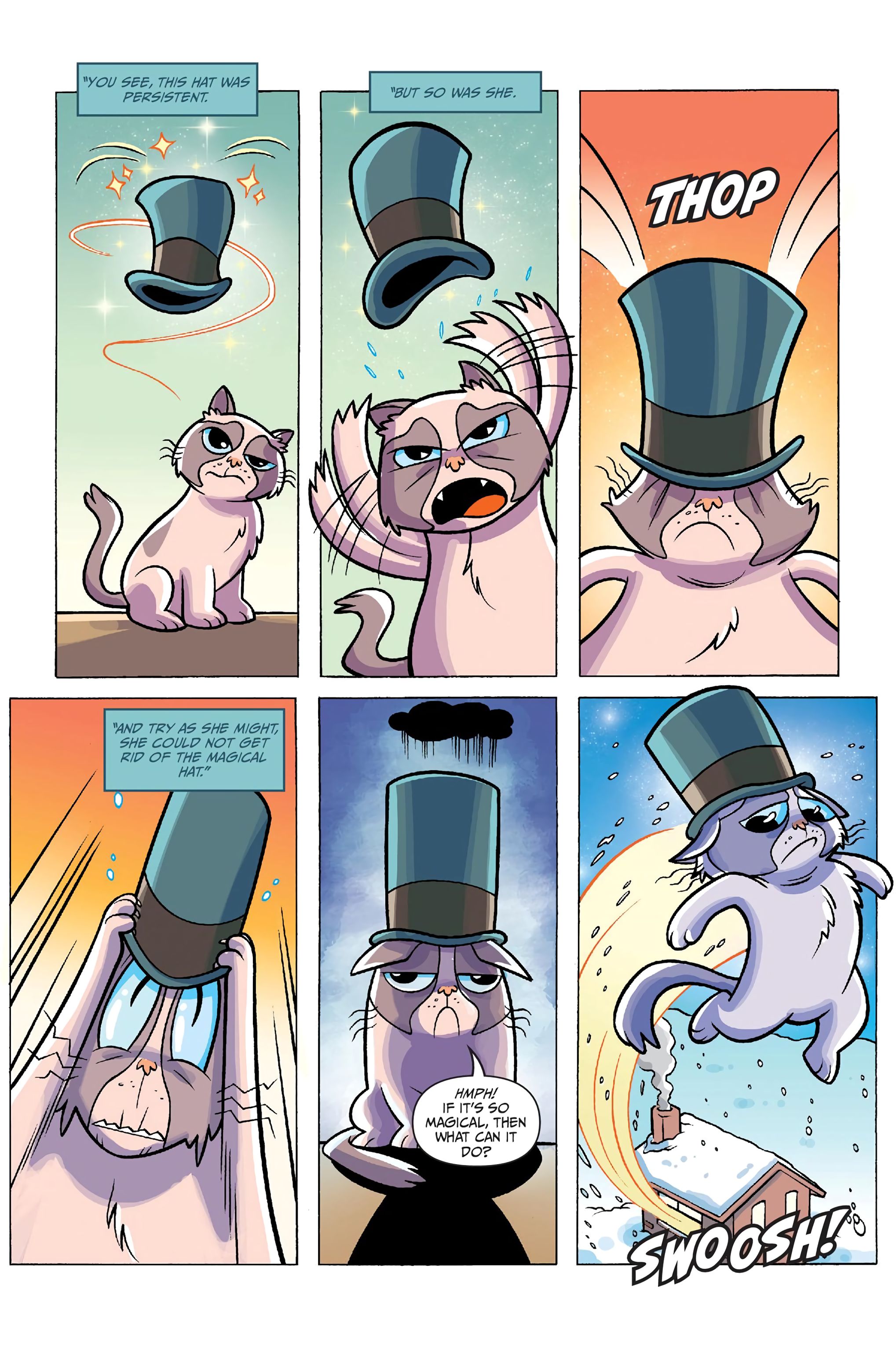 Grumpy Cat: The Grumpus and Other Horrible Holiday Tales (2023) issue HC - Page 23