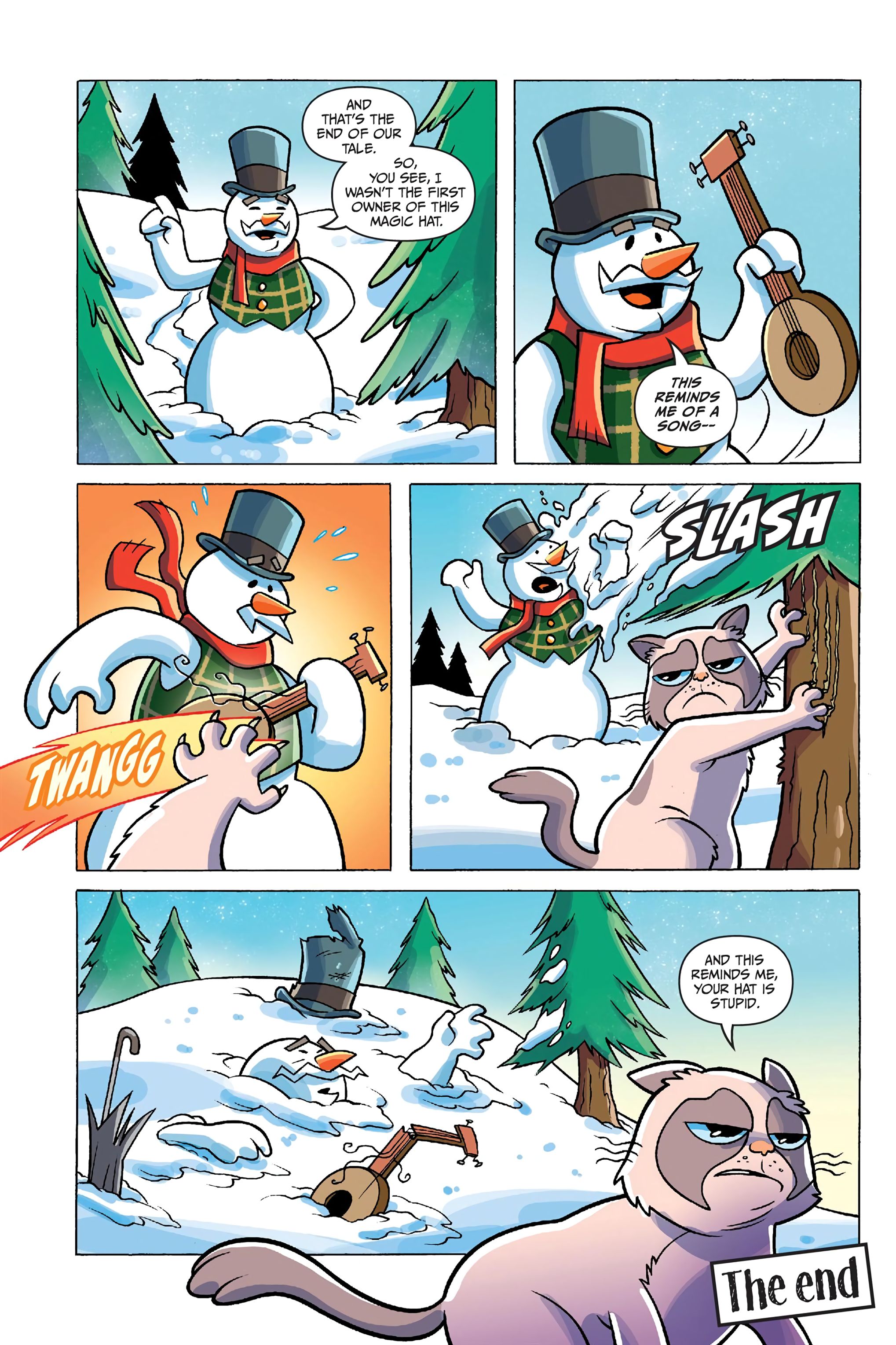 Grumpy Cat: The Grumpus and Other Horrible Holiday Tales (2023) issue HC - Page 30