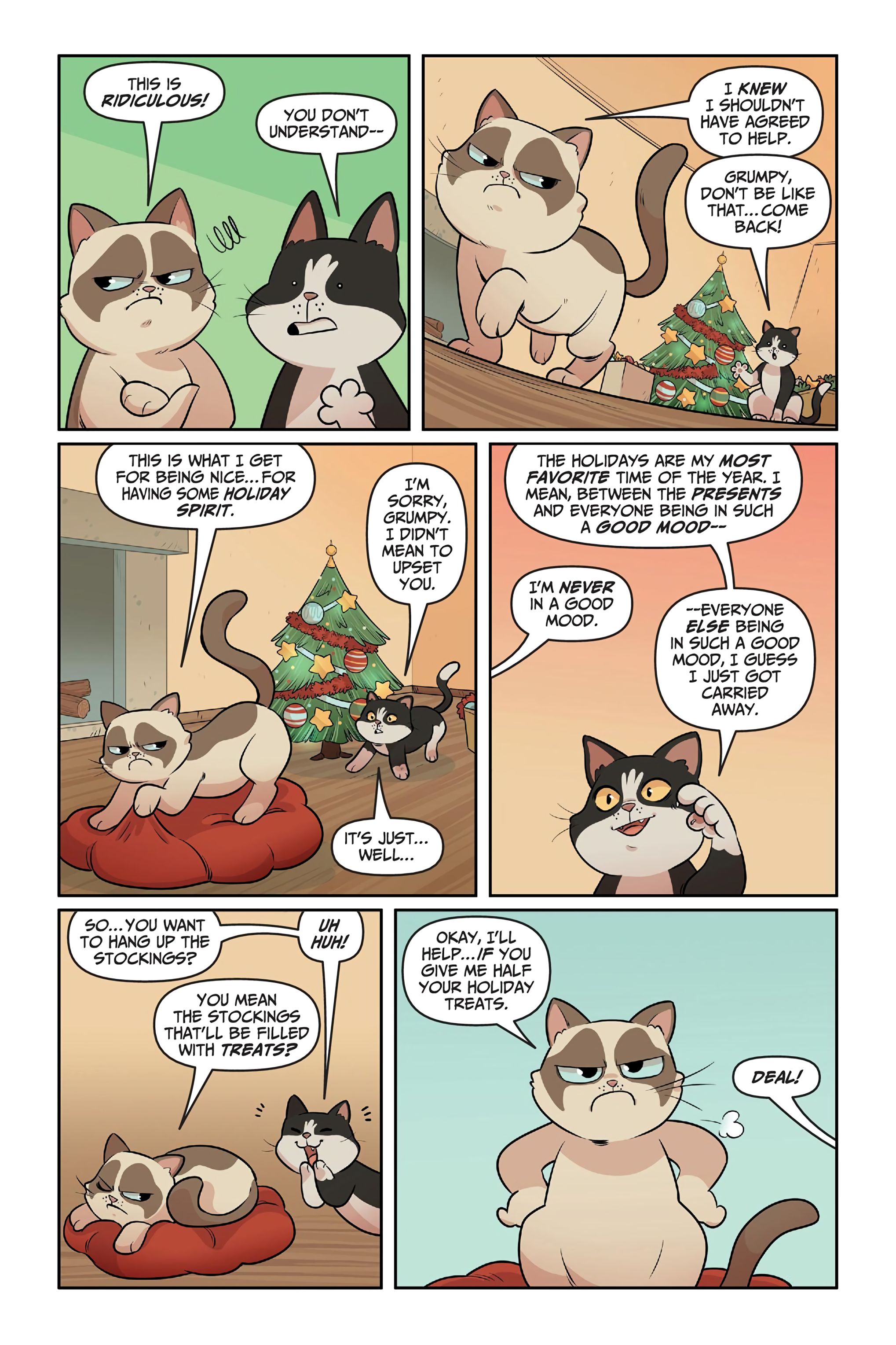 Grumpy Cat: The Grumpus and Other Horrible Holiday Tales (2023) issue HC - Page 70