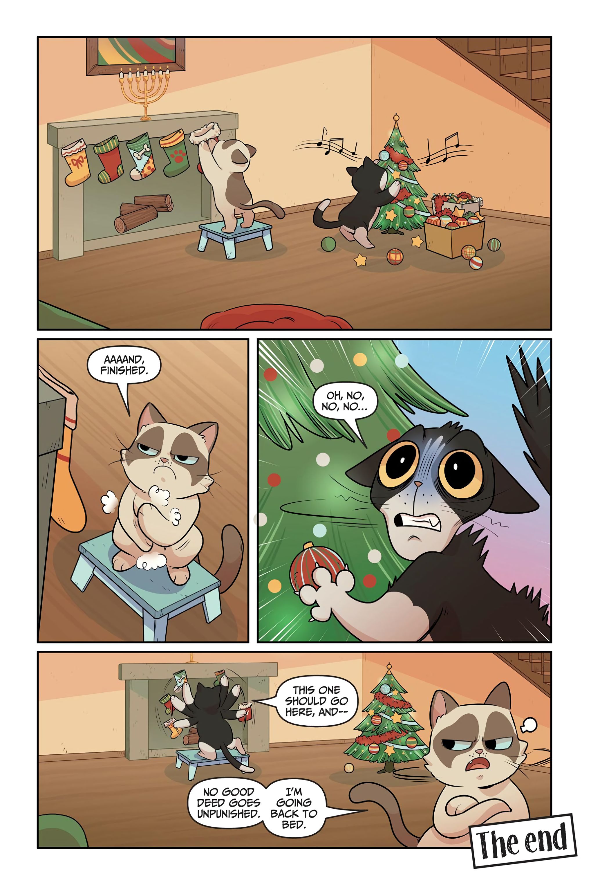 Grumpy Cat: The Grumpus and Other Horrible Holiday Tales (2023) issue HC - Page 71