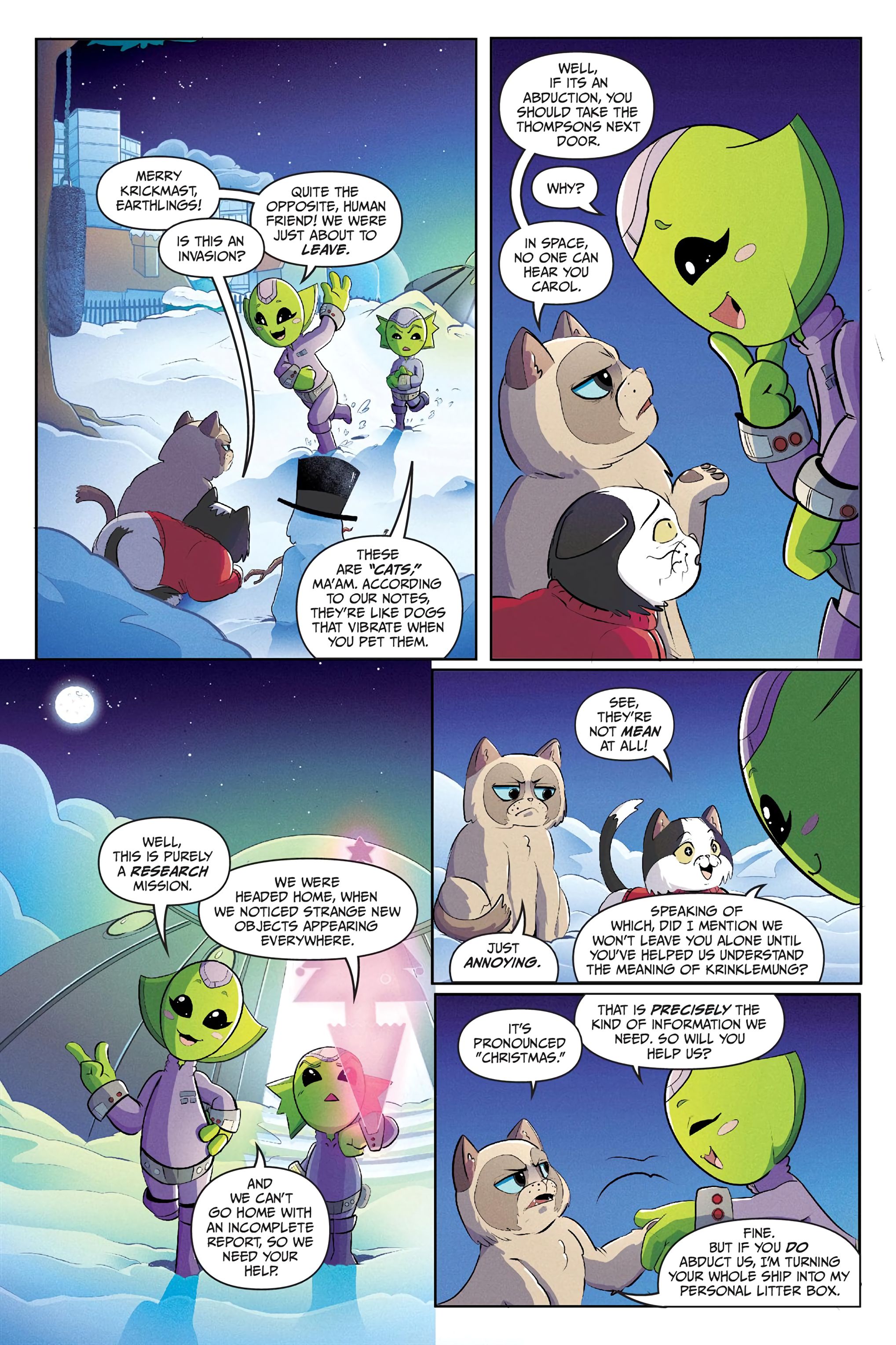 Grumpy Cat: The Grumpus and Other Horrible Holiday Tales (2023) issue HC - Page 75