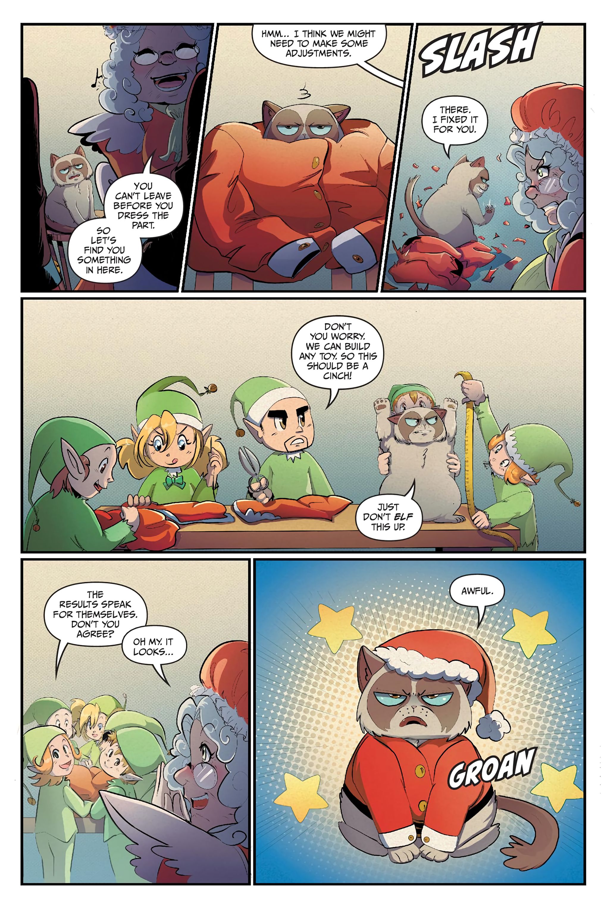 Grumpy Cat: The Grumpus and Other Horrible Holiday Tales (2023) issue HC - Page 86