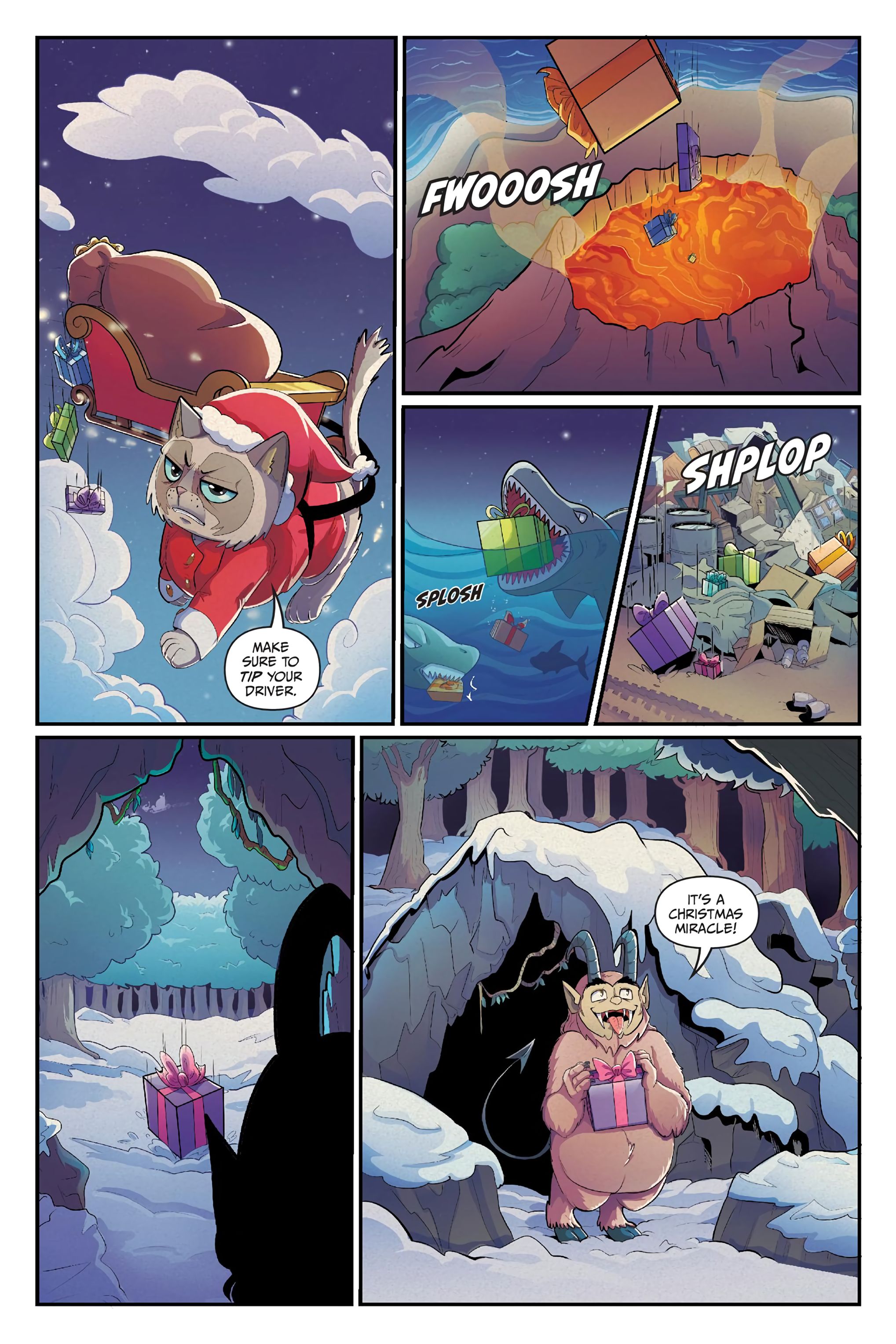 Grumpy Cat: The Grumpus and Other Horrible Holiday Tales (2023) issue HC - Page 90