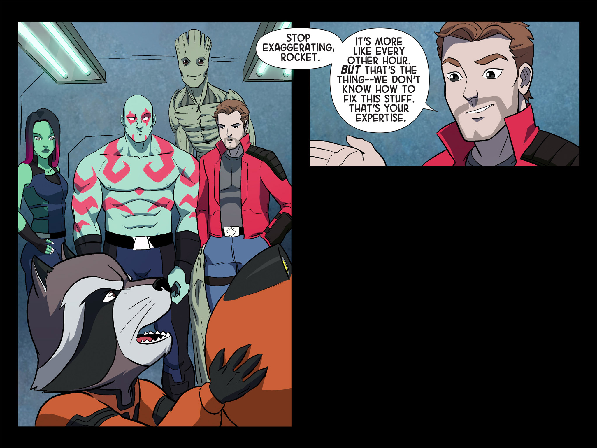 Guardians of the Galaxy: Awesome Mix Infinite Comic issue 6 - Page 12