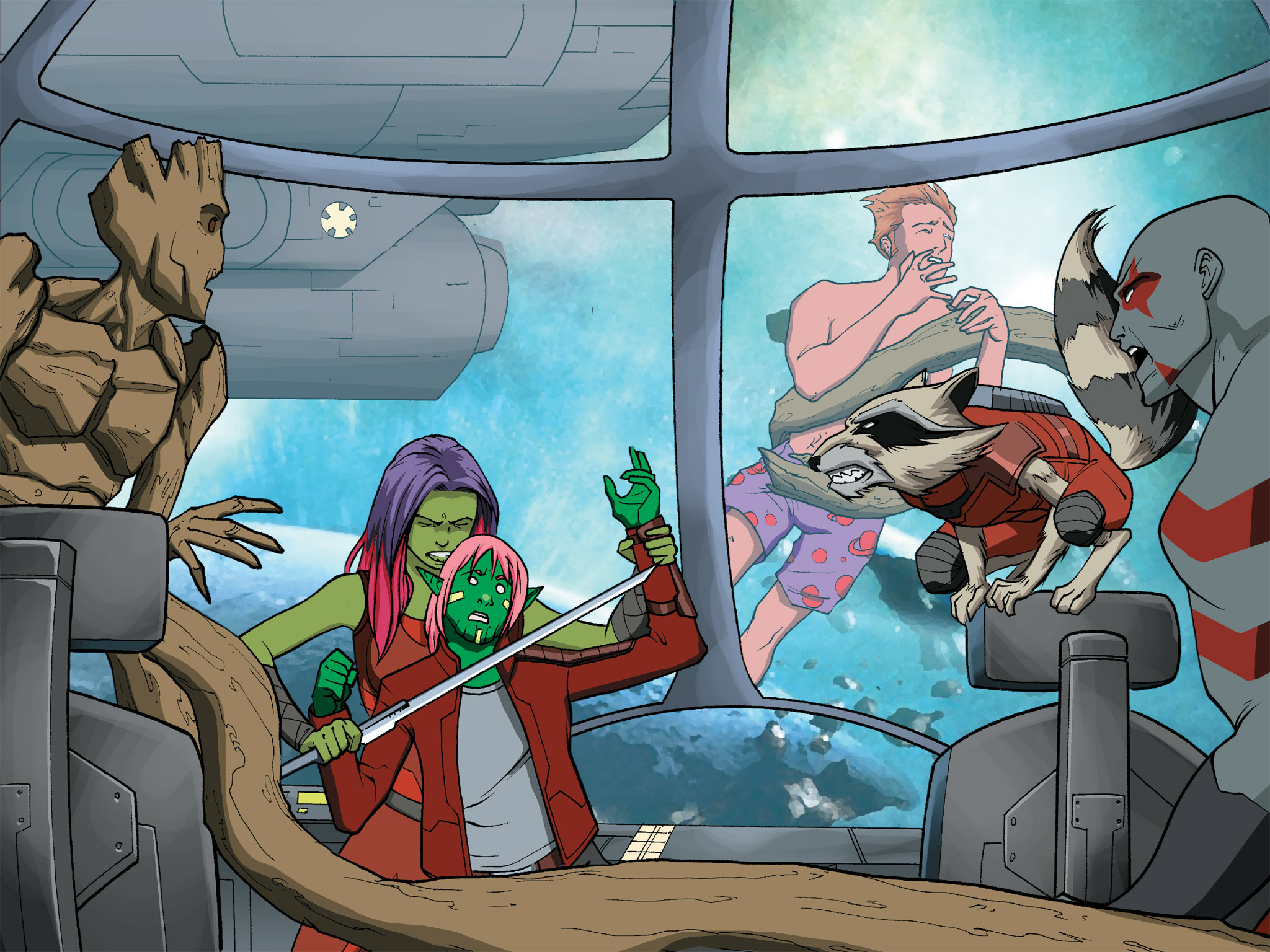 Guardians of the Galaxy: Awesome Mix Infinite Comic issue 7 - Page 64