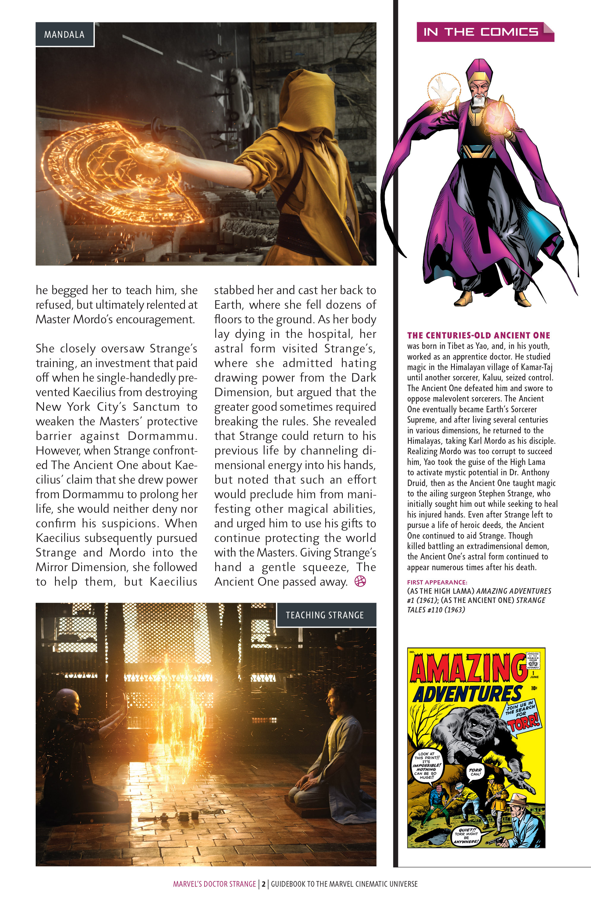 Guidebook to the Marvel Cinematic Universe - Marvel's Doctor Strange issue 1 - Page 4