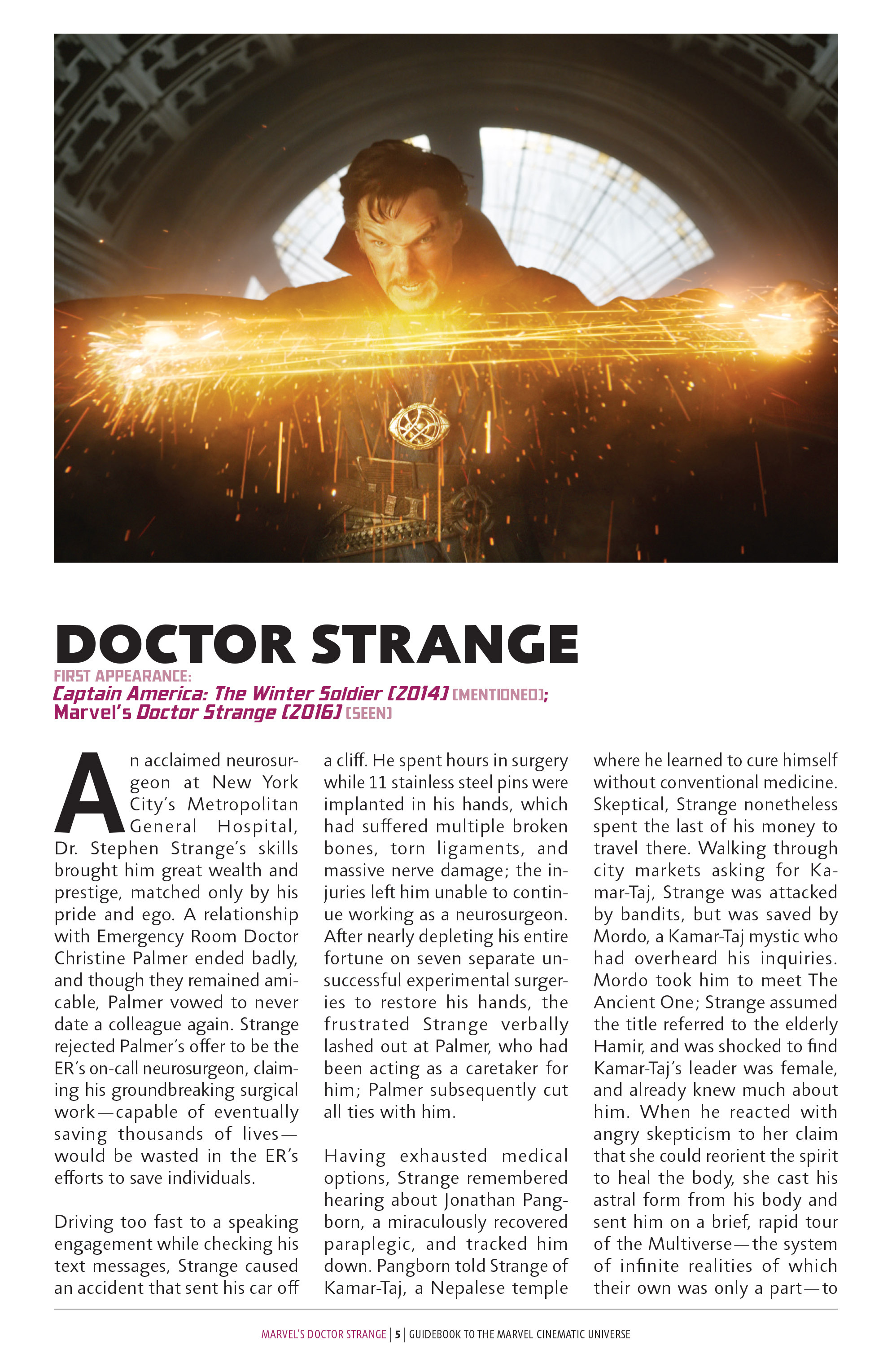 Guidebook to the Marvel Cinematic Universe - Marvel's Doctor Strange issue 1 - Page 7